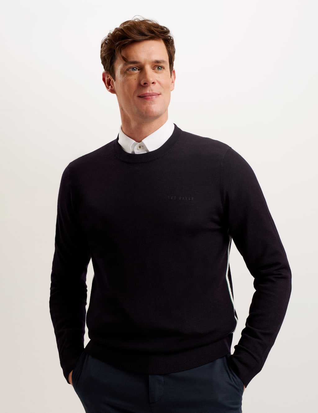 Pure Extra Fine Merino Wool Jumper Ted Baker M S