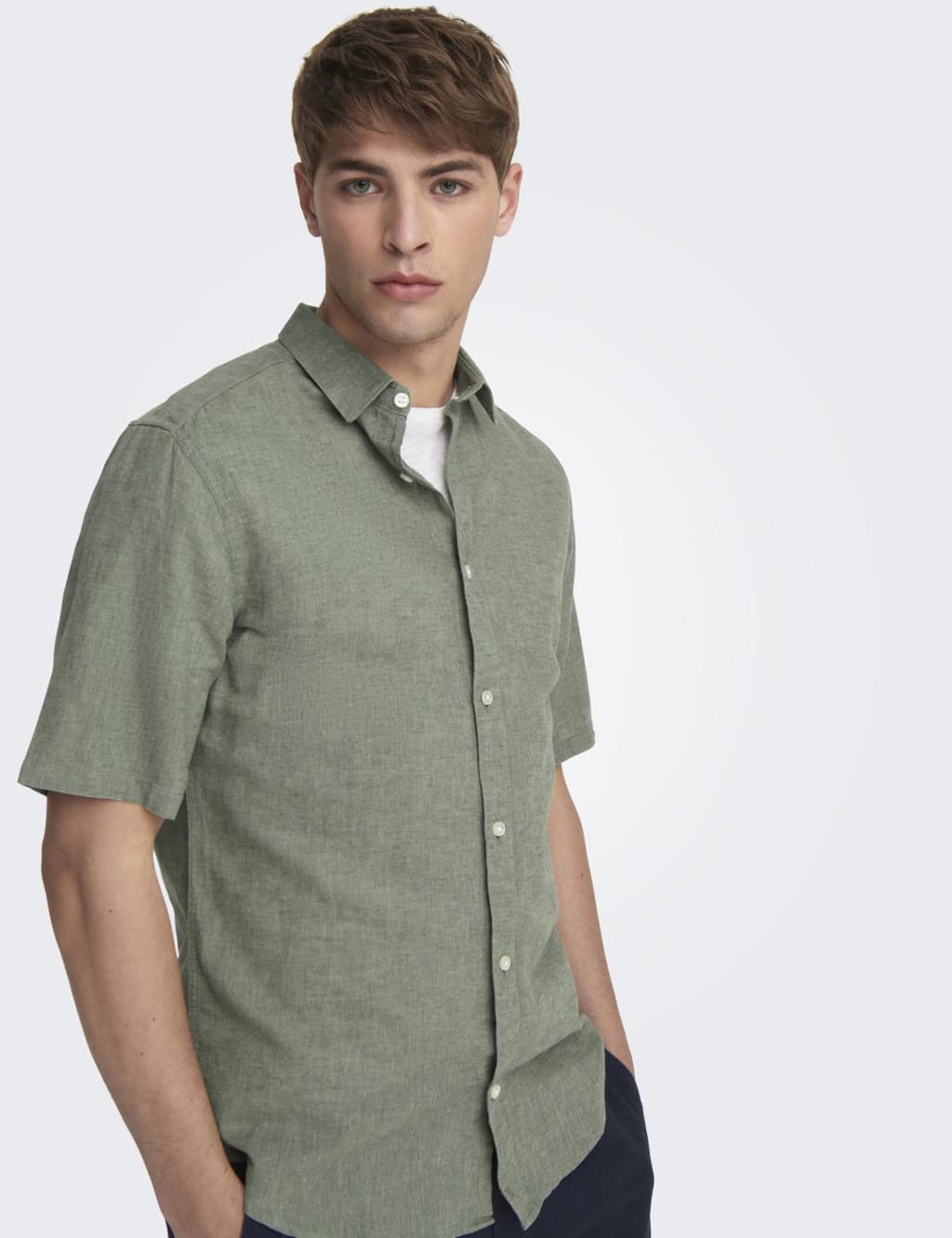 Cotton Linen Blend Shirt 5 of 6