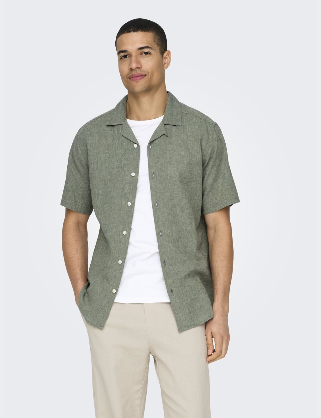 Cotton Linen Blend Shirt 1 of 6