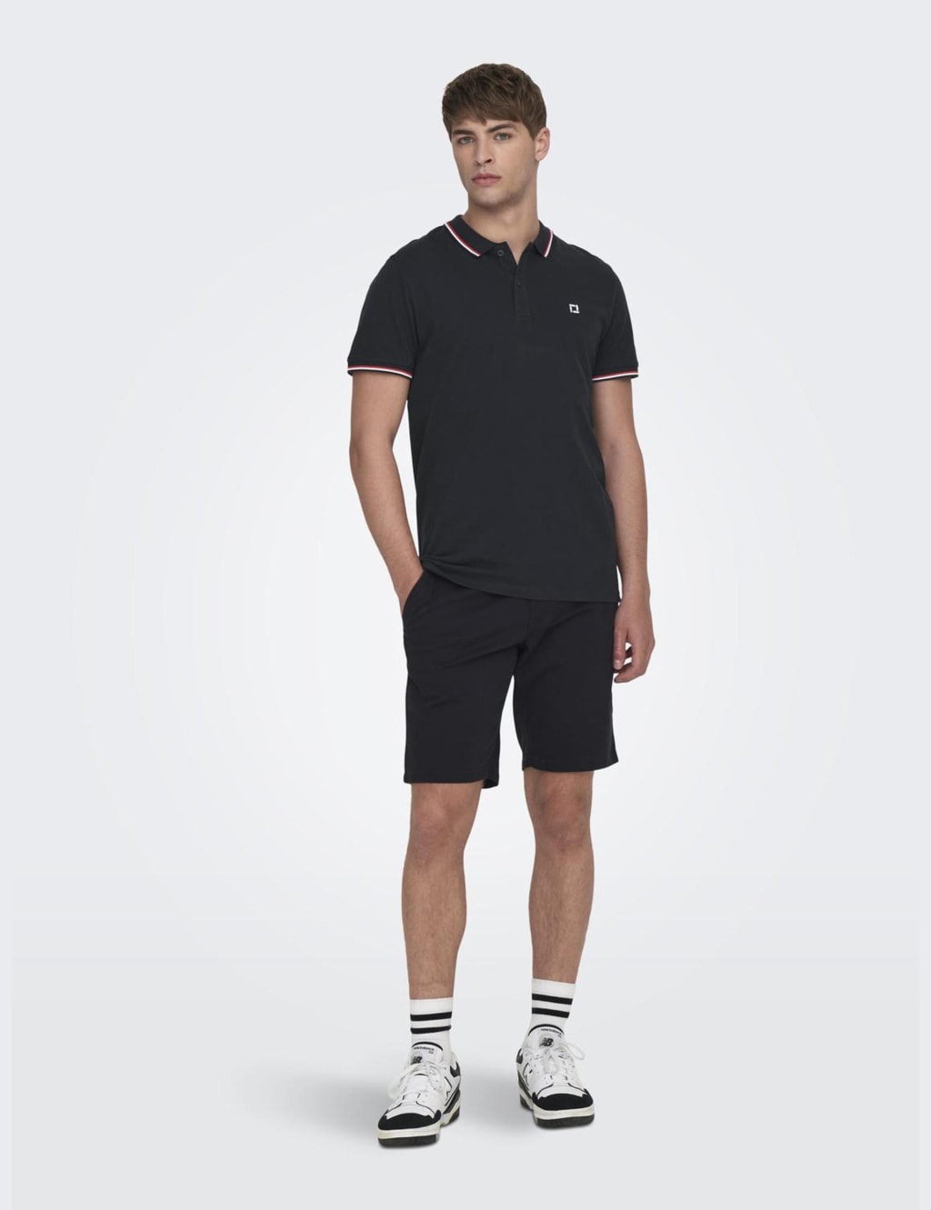 Pure Cotton Tipped Polo Shirt 3 of 7
