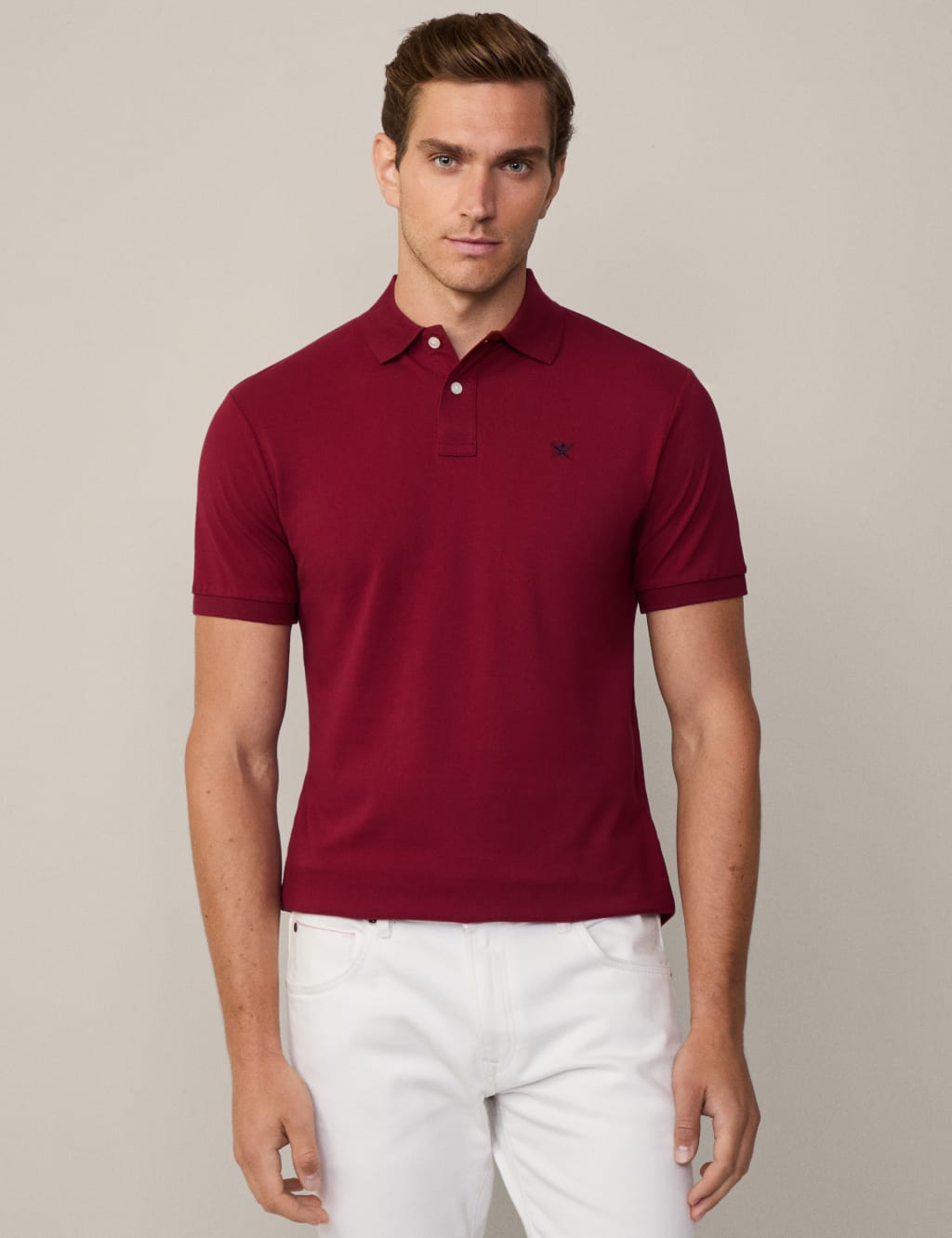 Slim Fit Pure Cotton Polo Shirt Hackett M S