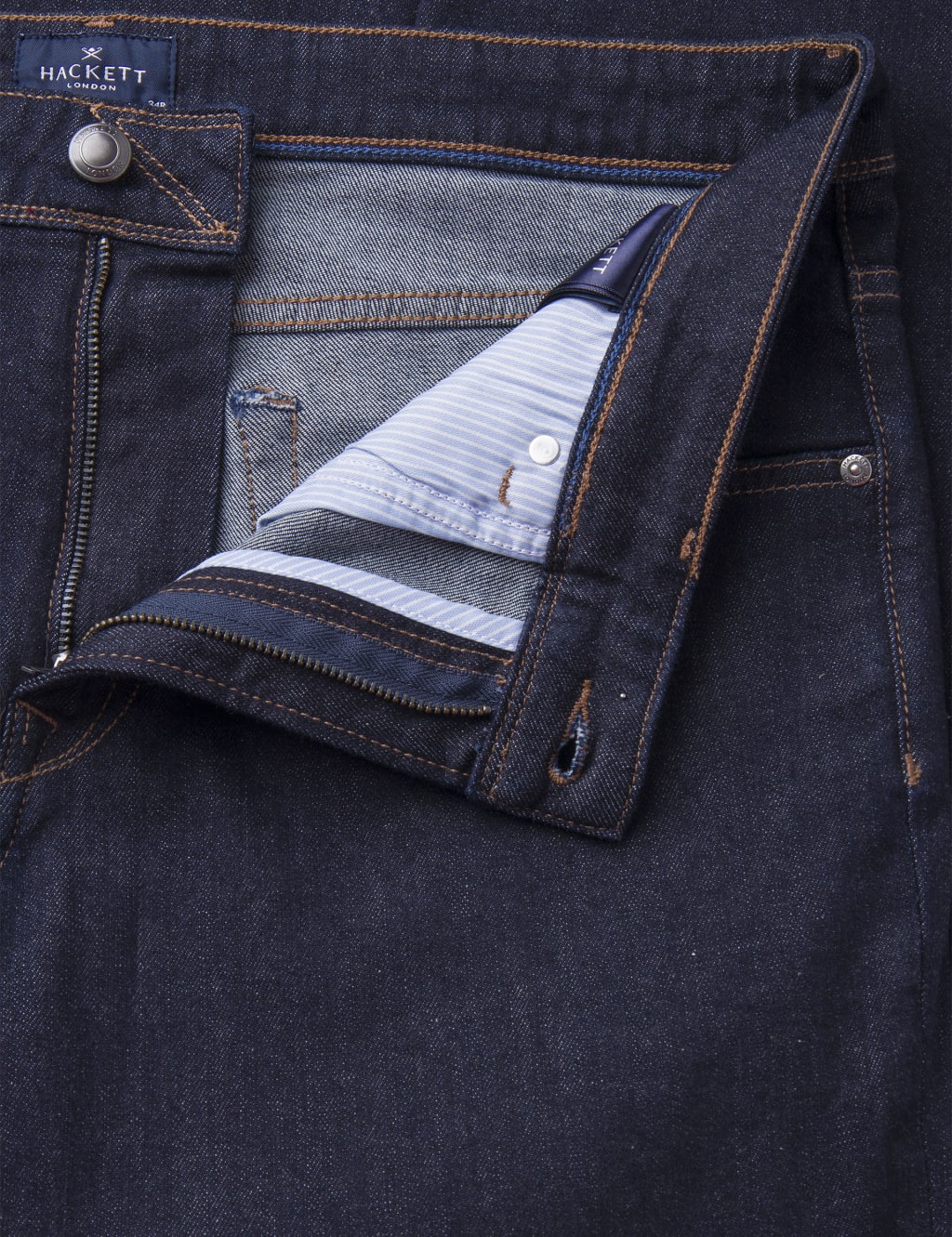 Slim Fit Pure Cotton 5 Pocket Jeans