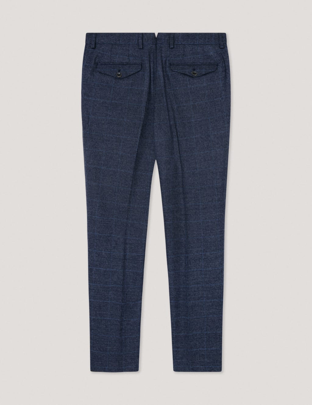 Slim Fit Pure Cotton Checked Trousers 5 of 6