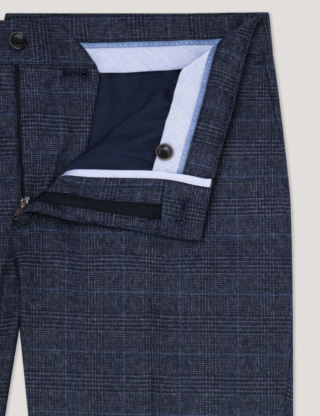 Cotton checked trousers new arrivals