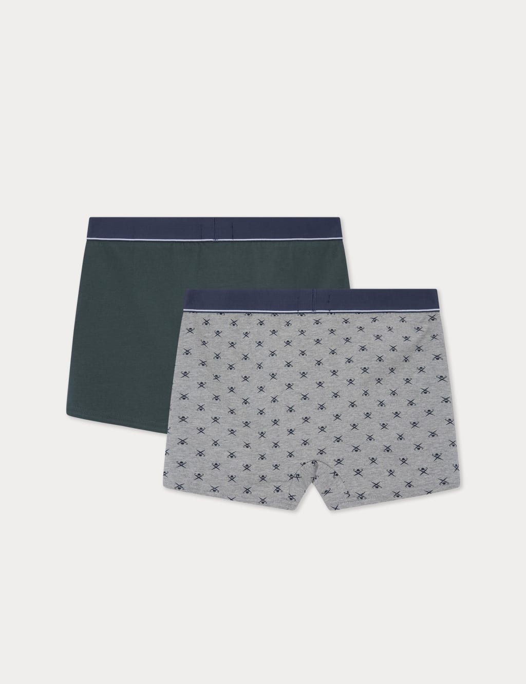 2pk Cotton Stretch Pattern Boxers Hackett M S