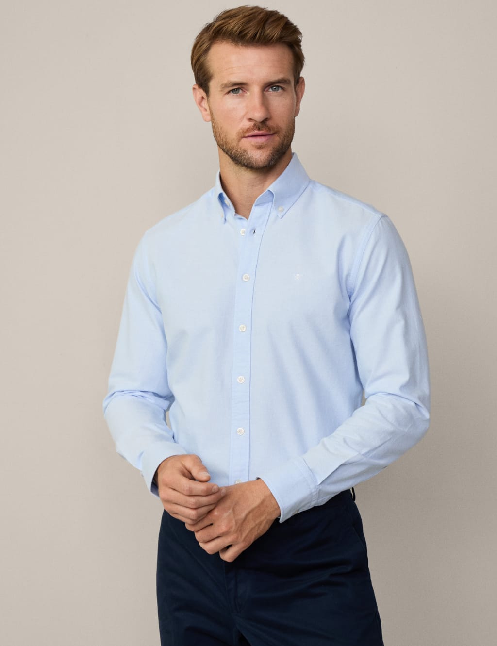 Slim Fit Pure Cotton Oxford Shirt 4 of 10