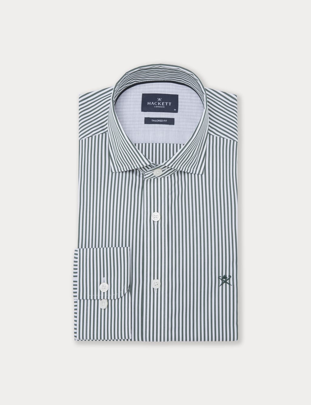 Regular Fit Pure Cotton Striped Oxford Shirt 9 of 10