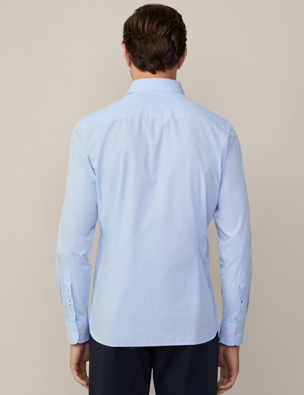 Pure Cotton Polka Dot Oxford Shirt 4 of 9