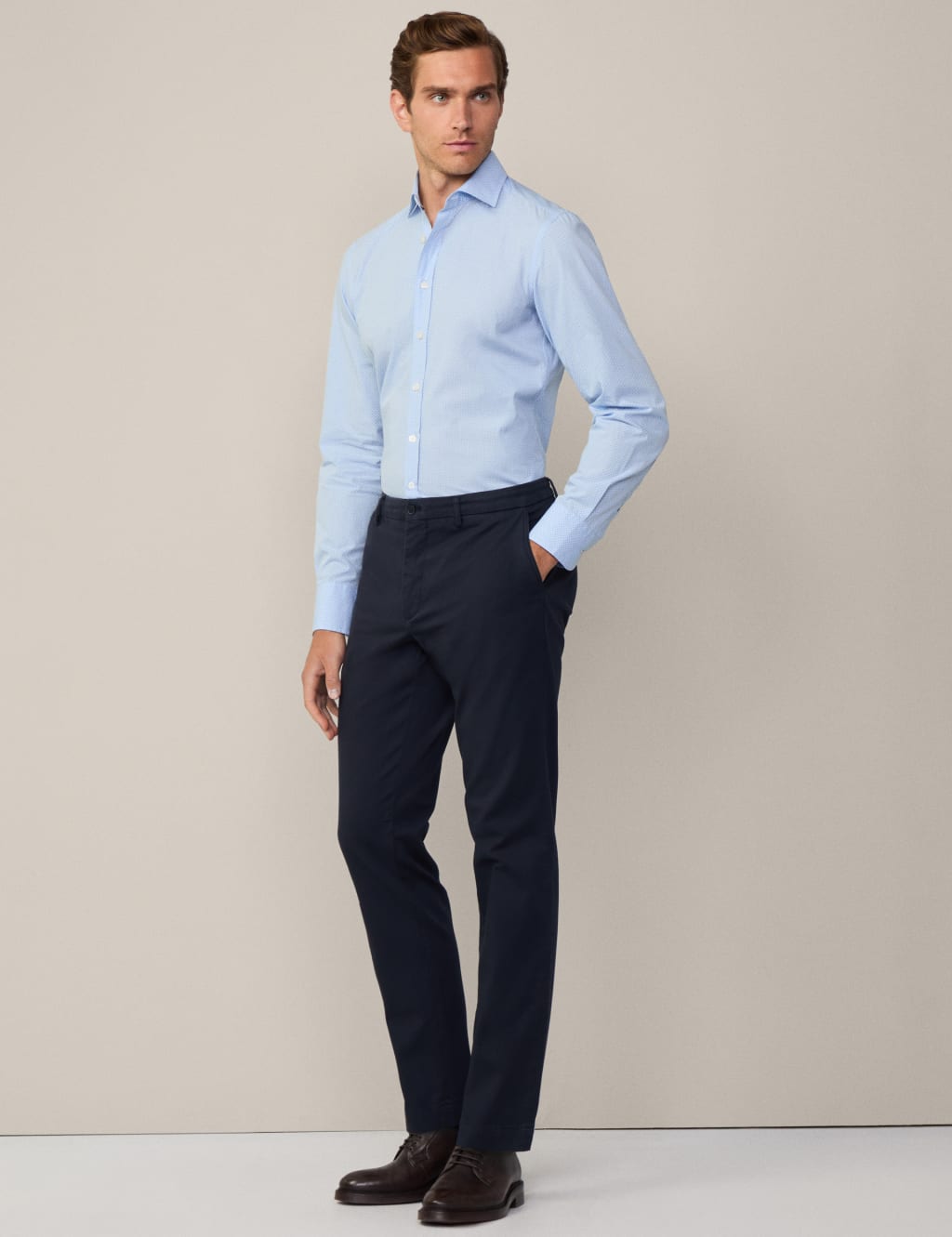 Pure Cotton Polka Dot Oxford Shirt 6 of 9