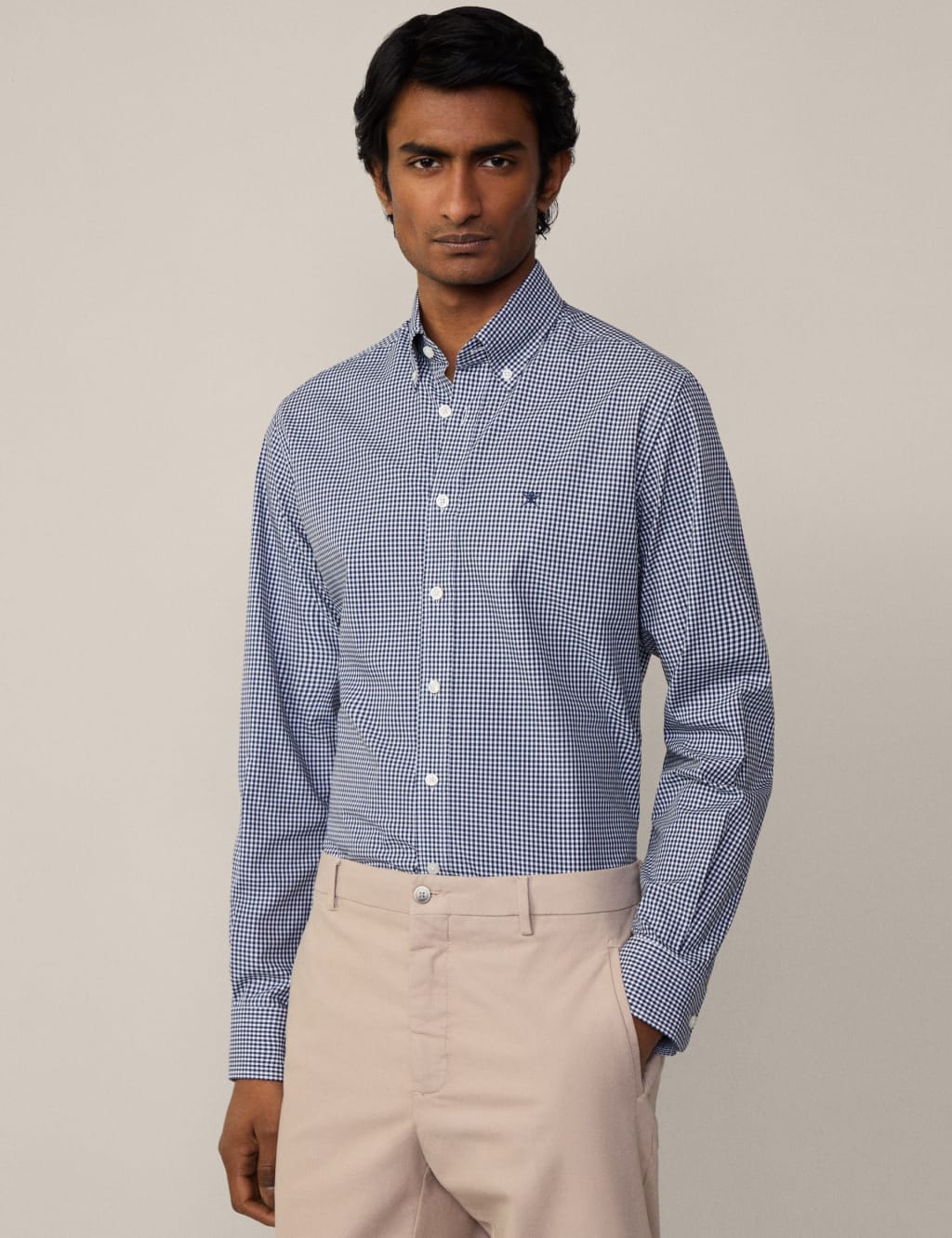 Pure Cotton Check Oxford Shirt 3 of 10