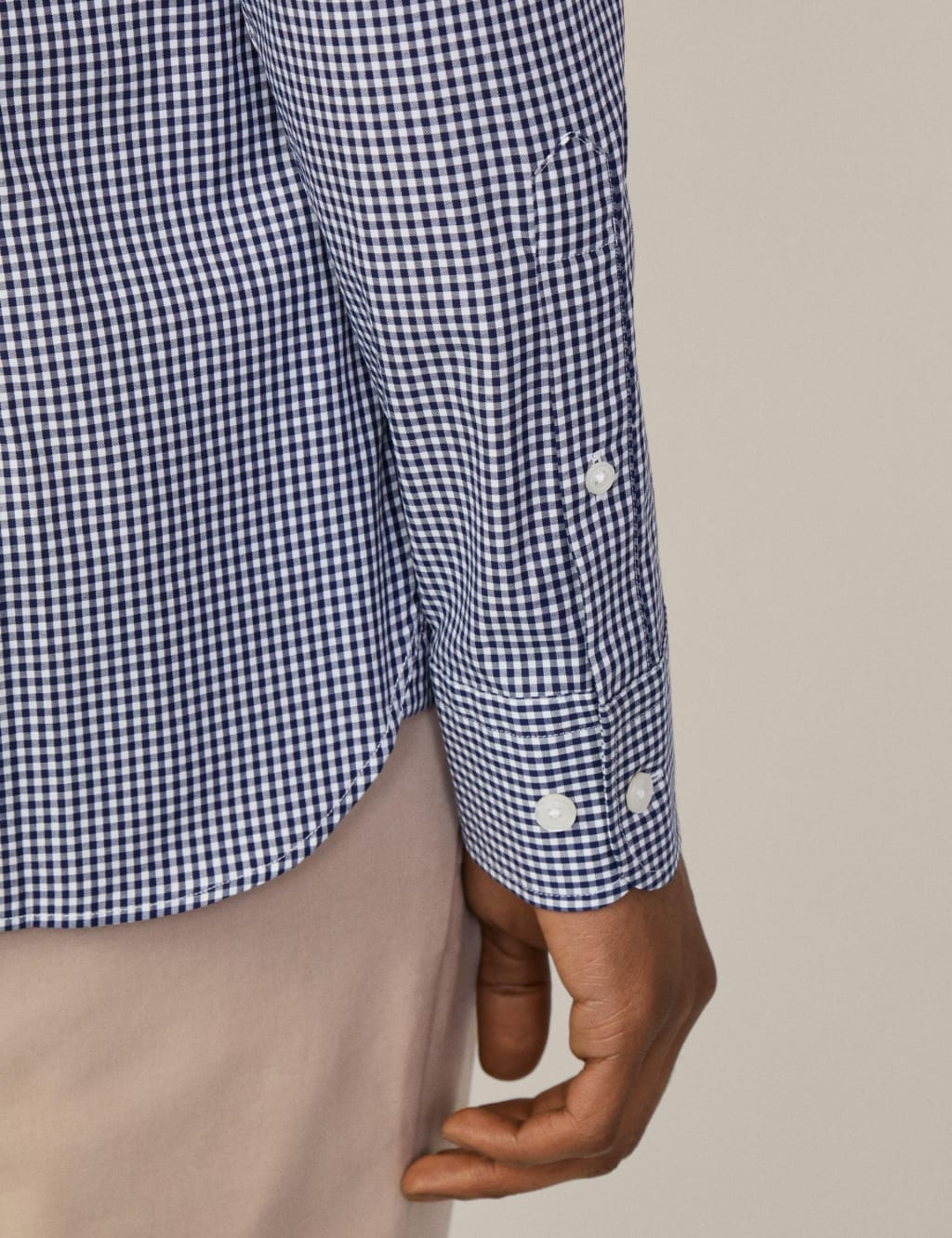Pure Cotton Check Oxford Shirt 6 of 10