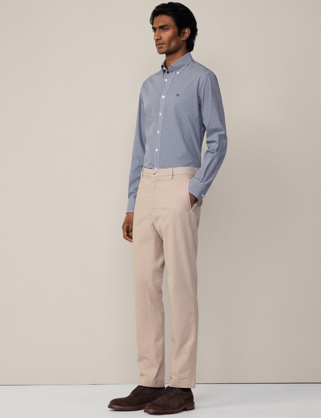 Pure Cotton Check Oxford Shirt 7 of 10