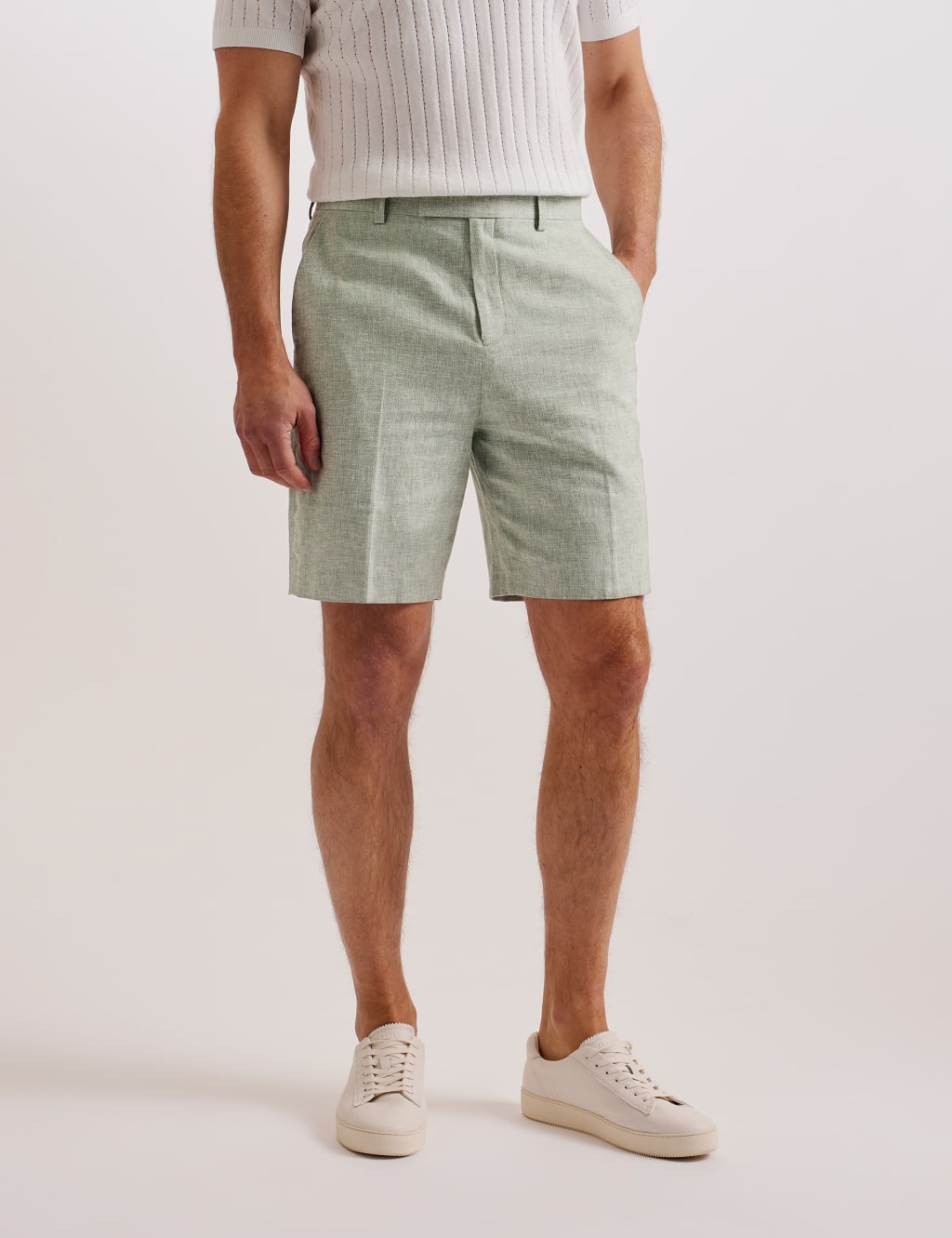 Linen Rich Chino Shorts 2 of 3