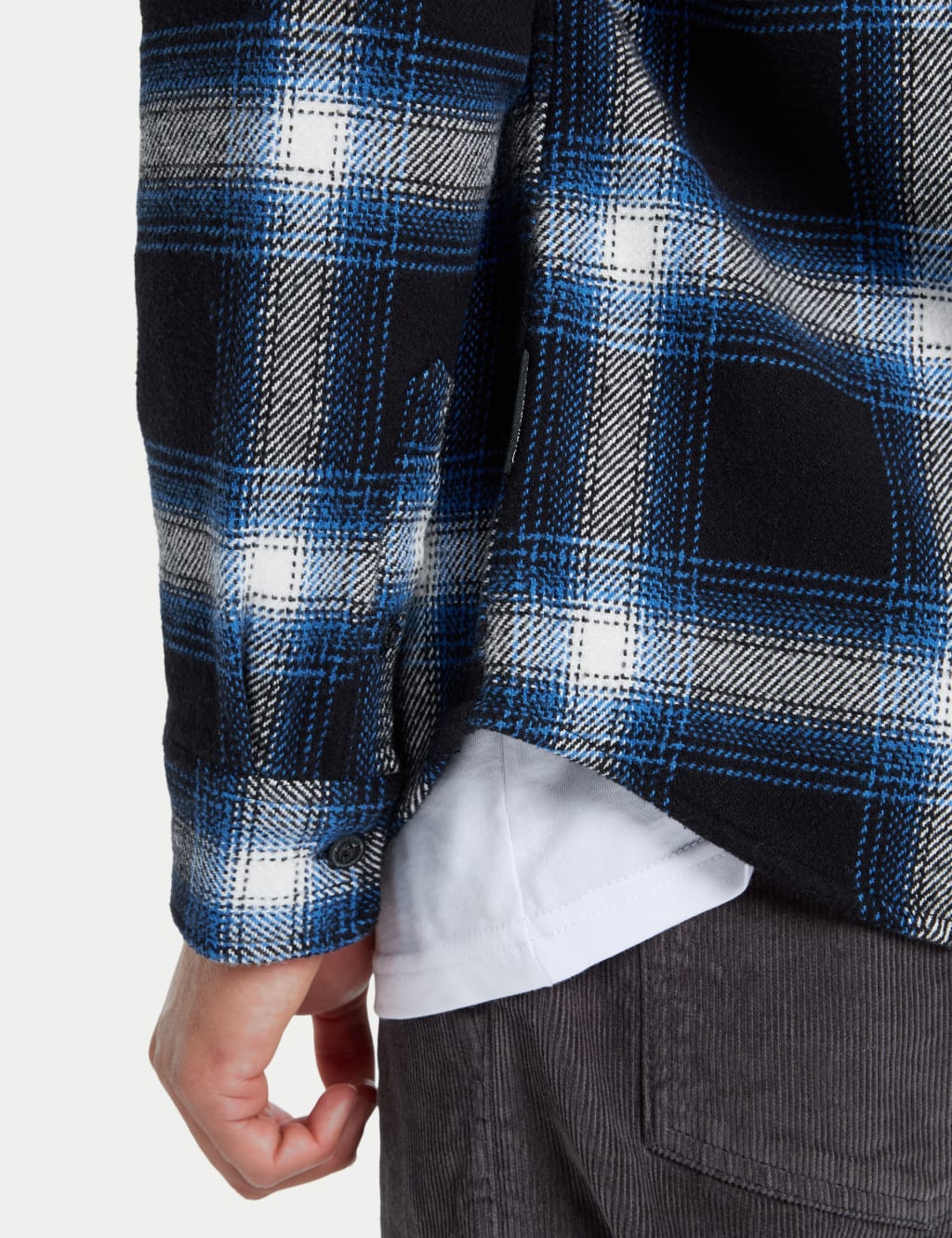 DNA Pure Cotton Check Flannel Shirt 7 of 7
