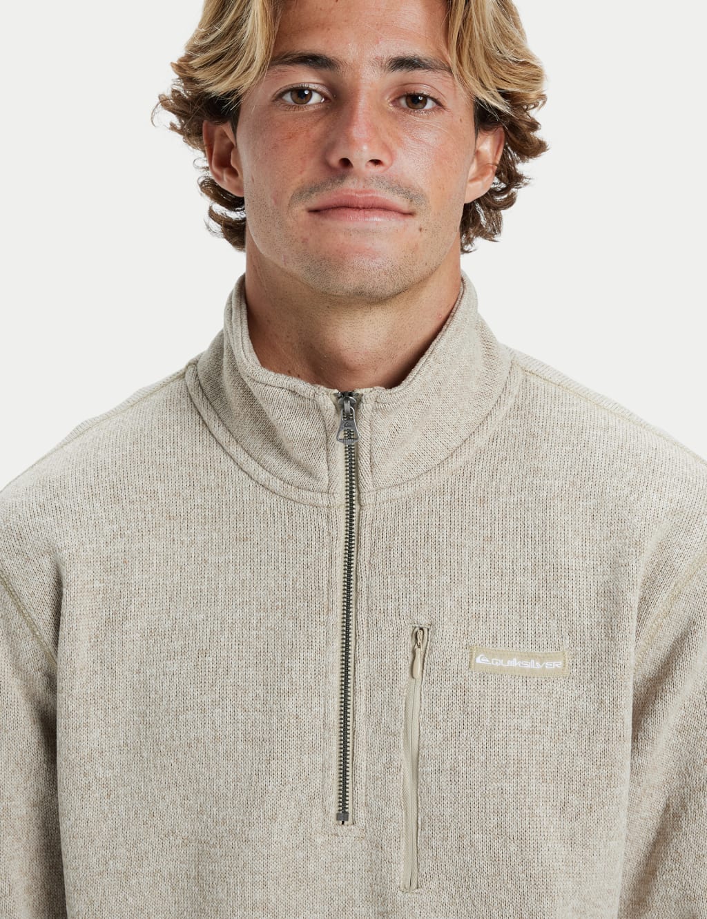 Pure Cotton Half Zip Long Sleeve Sweatshirt 4 of 6