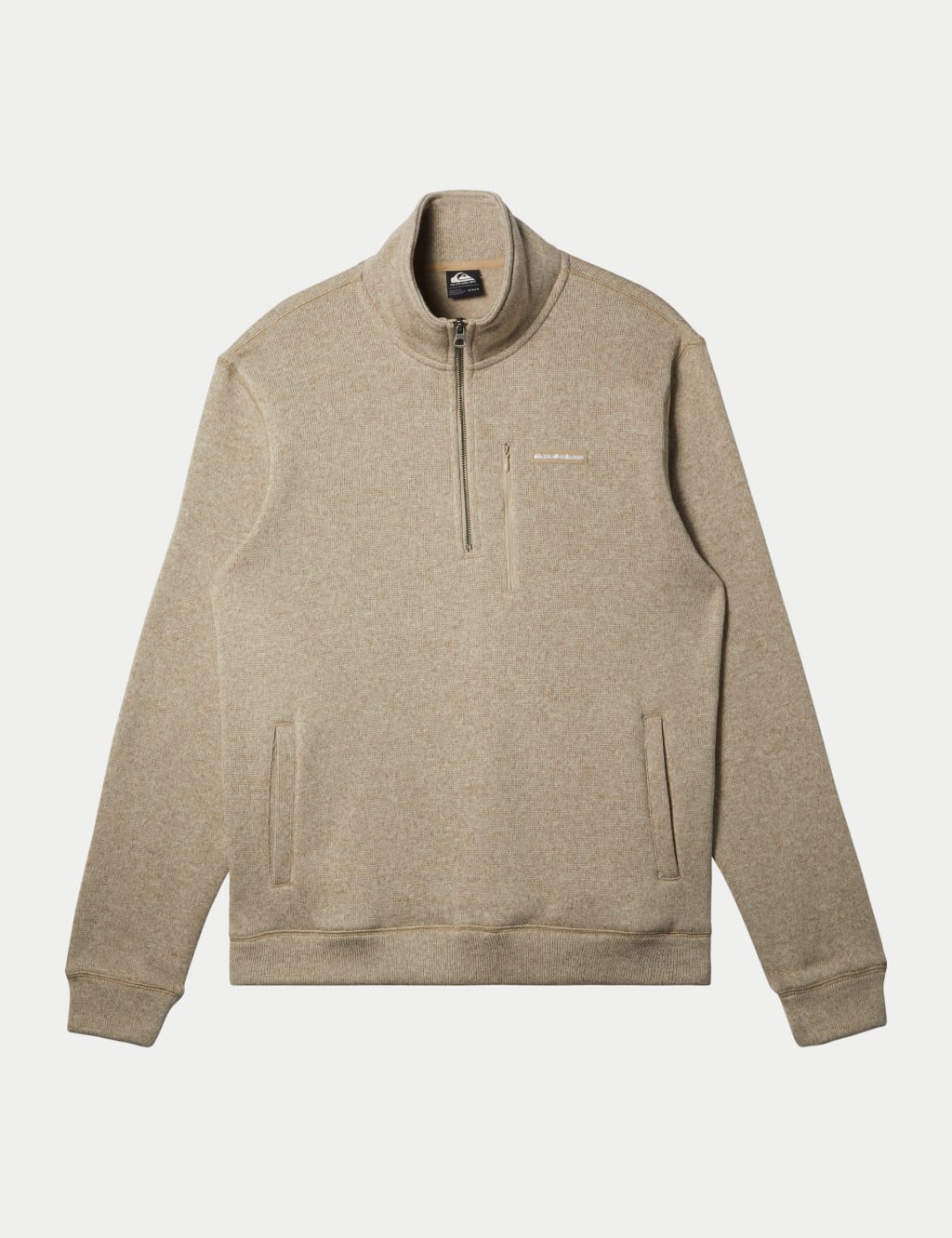 Pure Cotton Half Zip Long Sleeve Sweatshirt 2 of 6