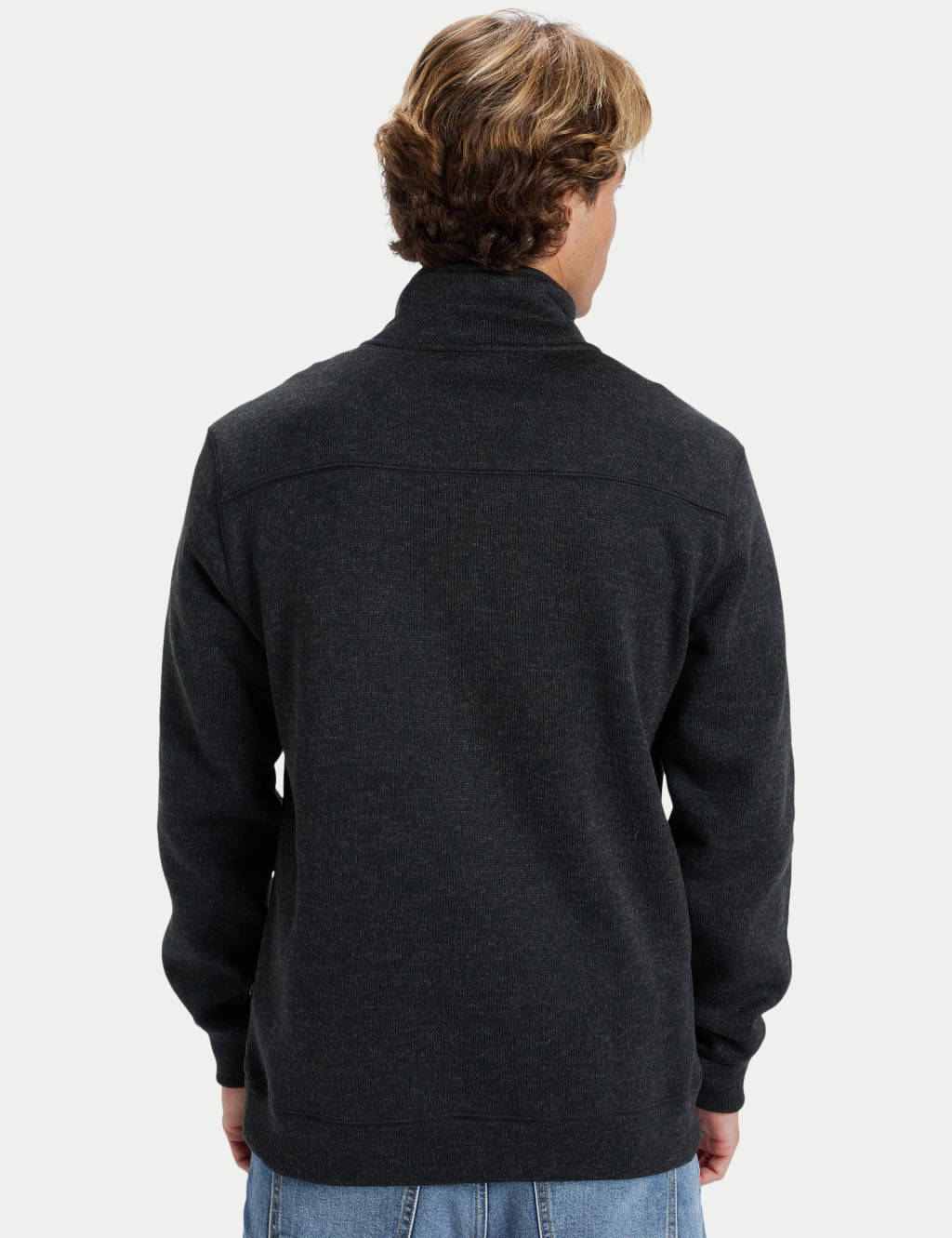 Pure Cotton Half Zip Long Sleeve Sweatshirt 4 of 6