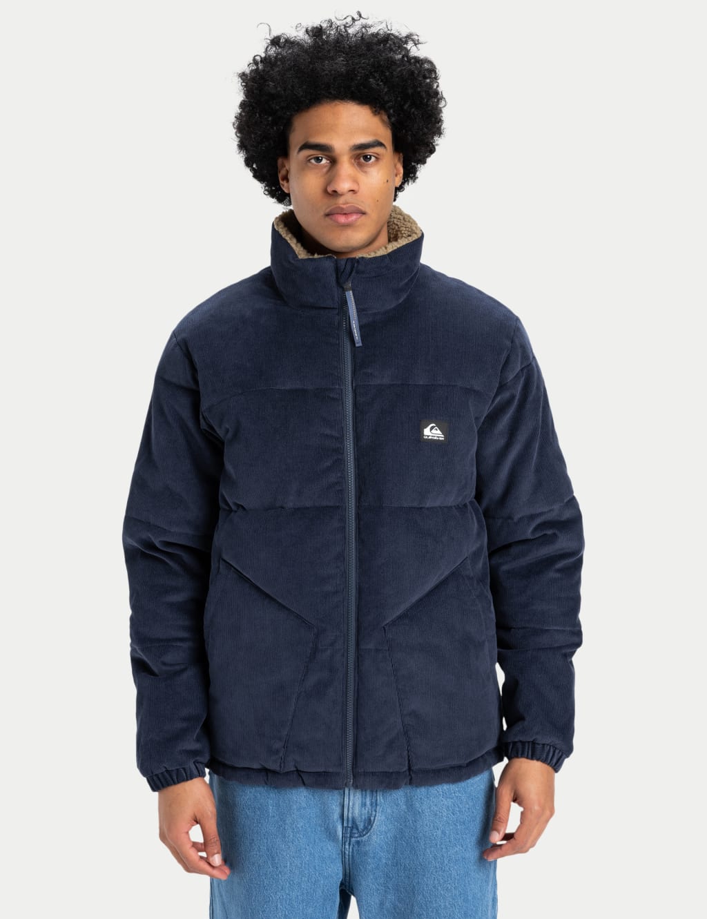 Wild Mountain Pure Cotton Puffer Jacket Quiksilver M S