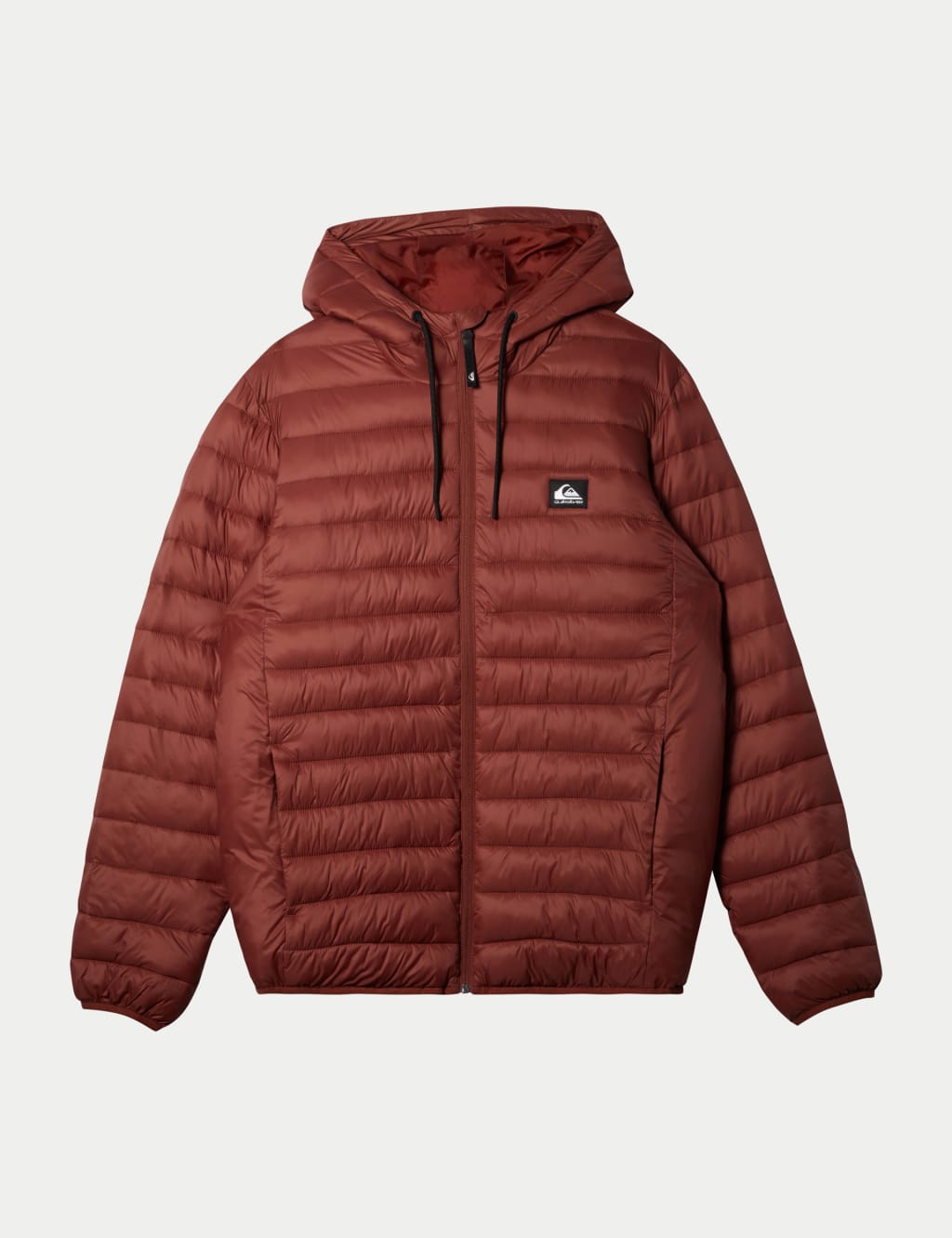 Scaly Hooded Padded Puffer Jacket Quiksilver M S
