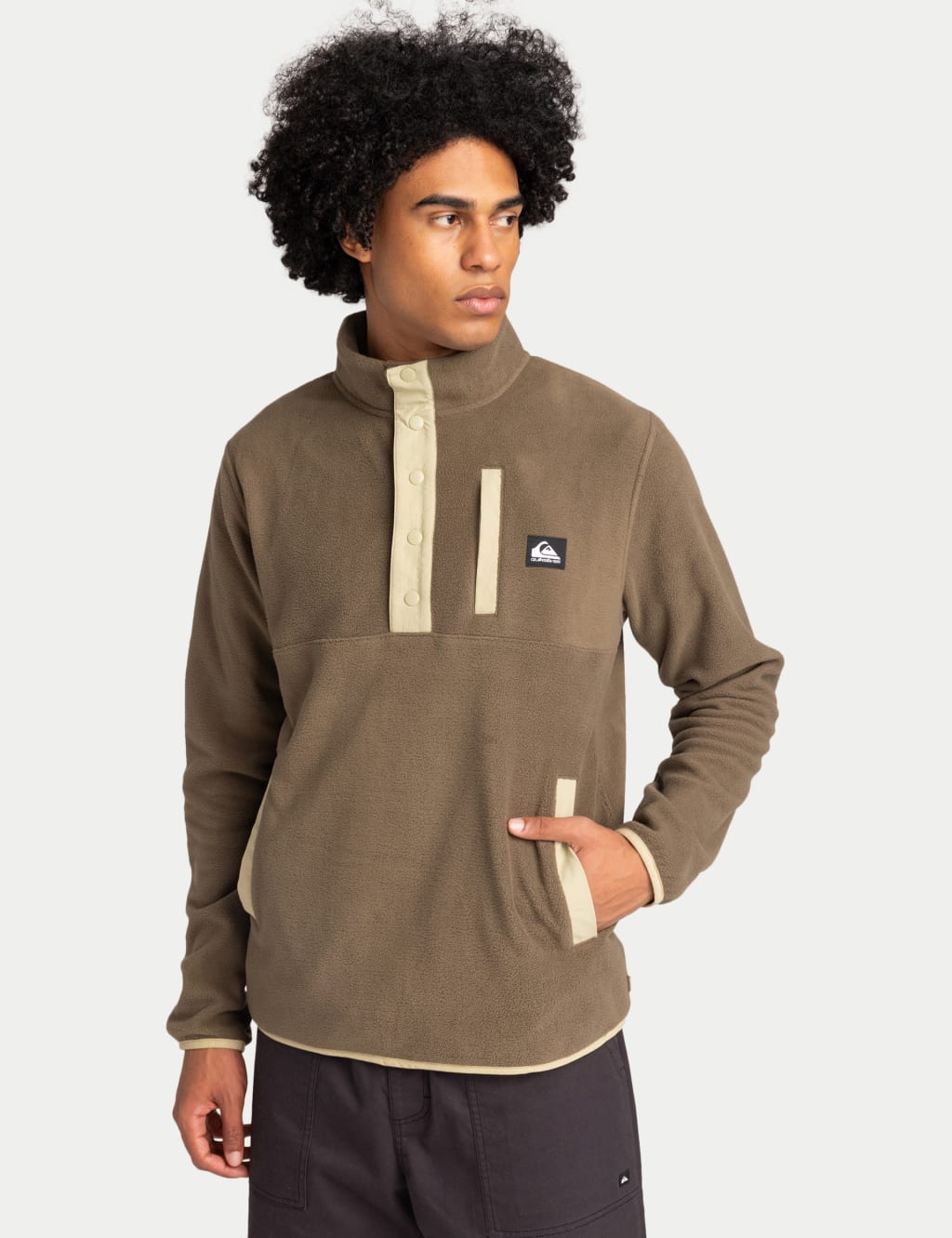 Fleece Funnel Neck Long Sleeve Jumper 1 of 6