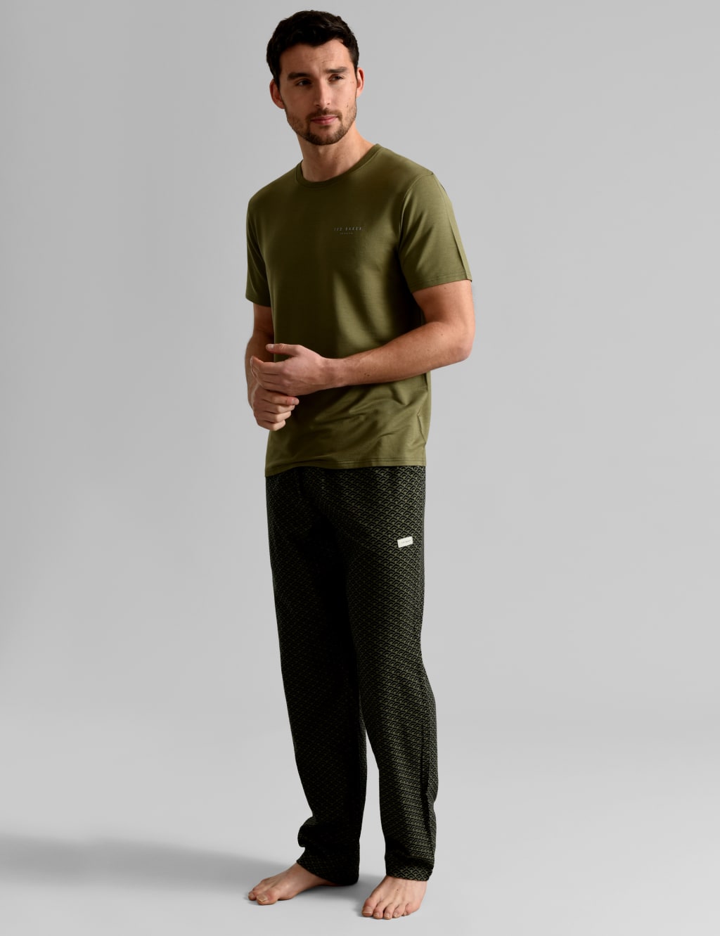 Modal Print Pyjama Set 3 of 5