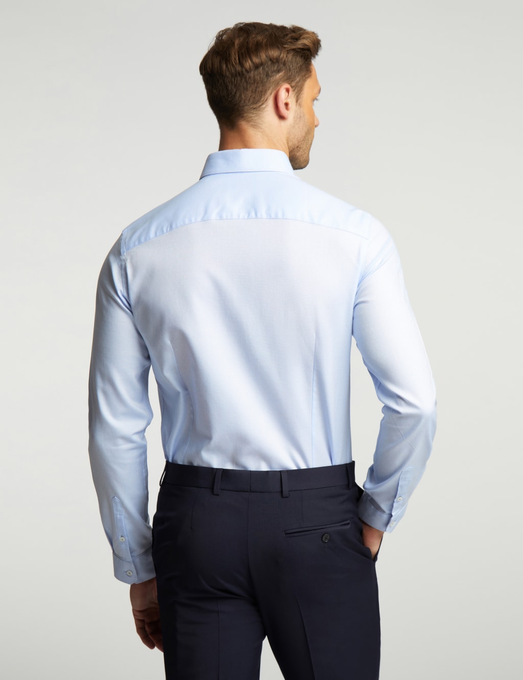 Slim Fit Pure Cotton Polka Dot Shirt 2 of 3