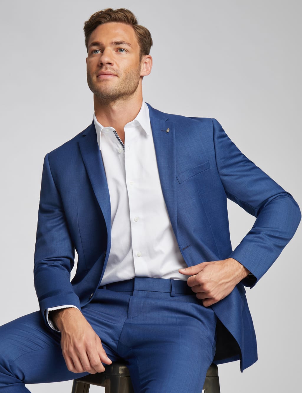 Mens slim fit wool jacket discount