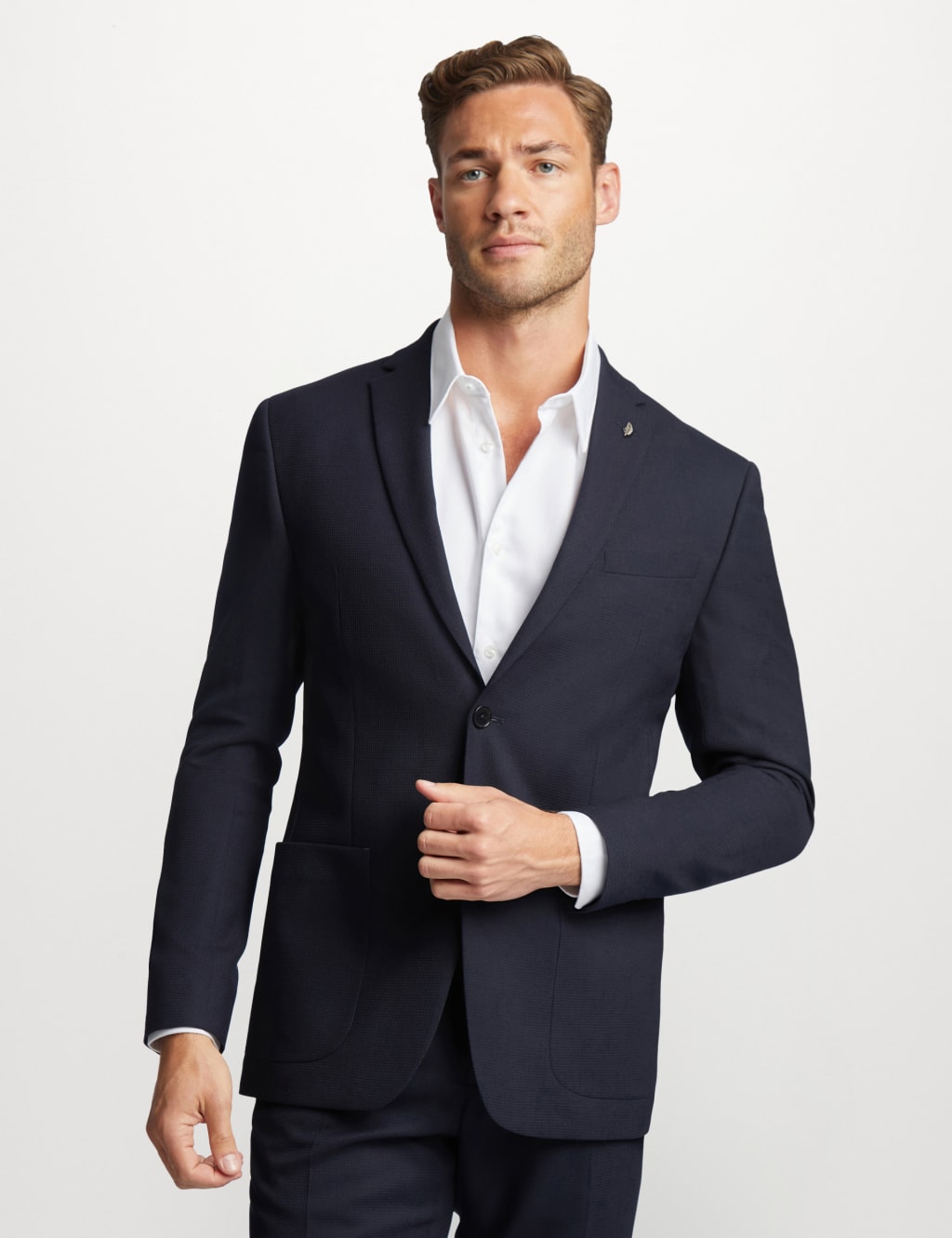 Slim Fit Wool Rich Textured Jacket Ted Baker M S