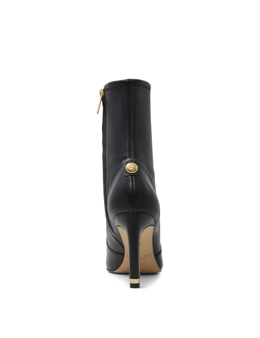Leather Stiletto Heel Pointed Ankle Boots 4 of 8