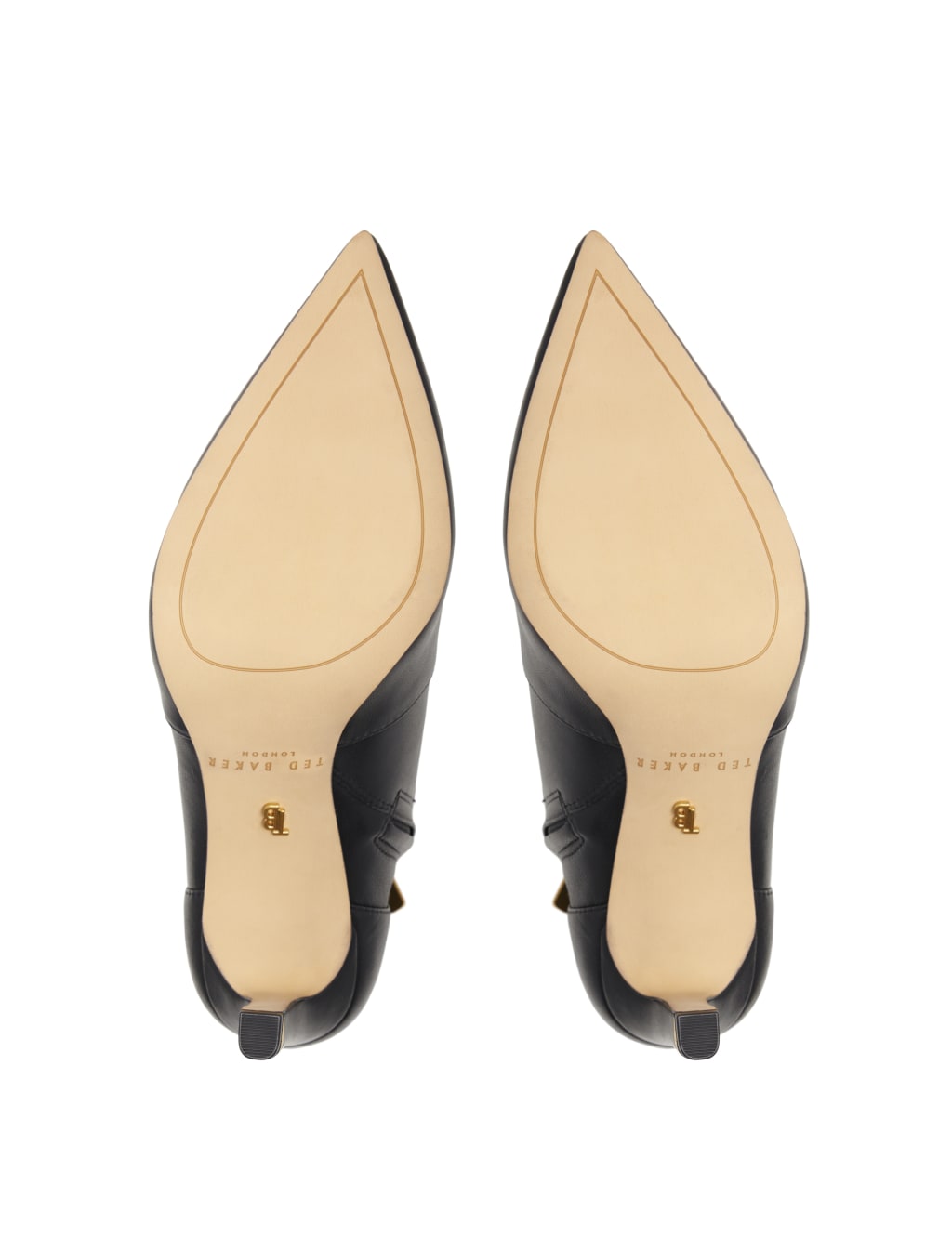 Leather Stiletto Heel Pointed Ankle Boots 7 of 8