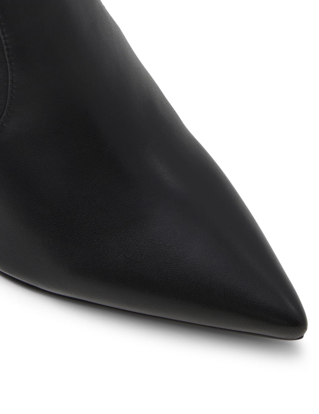 Leather Stiletto Heel Pointed Ankle Boots 8 of 8