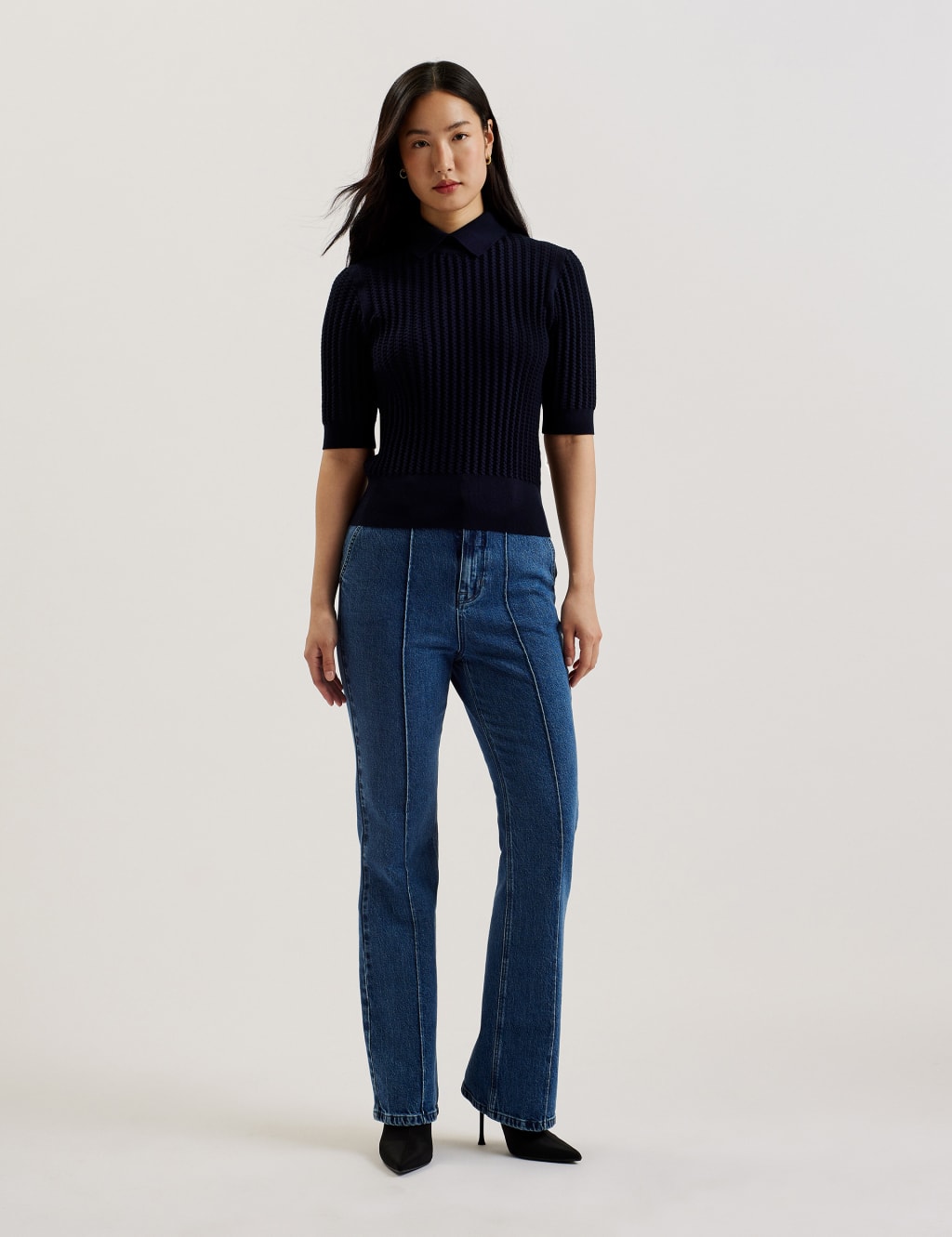 Morliee Puff Sleeve Fitted Sweater 2 of 3