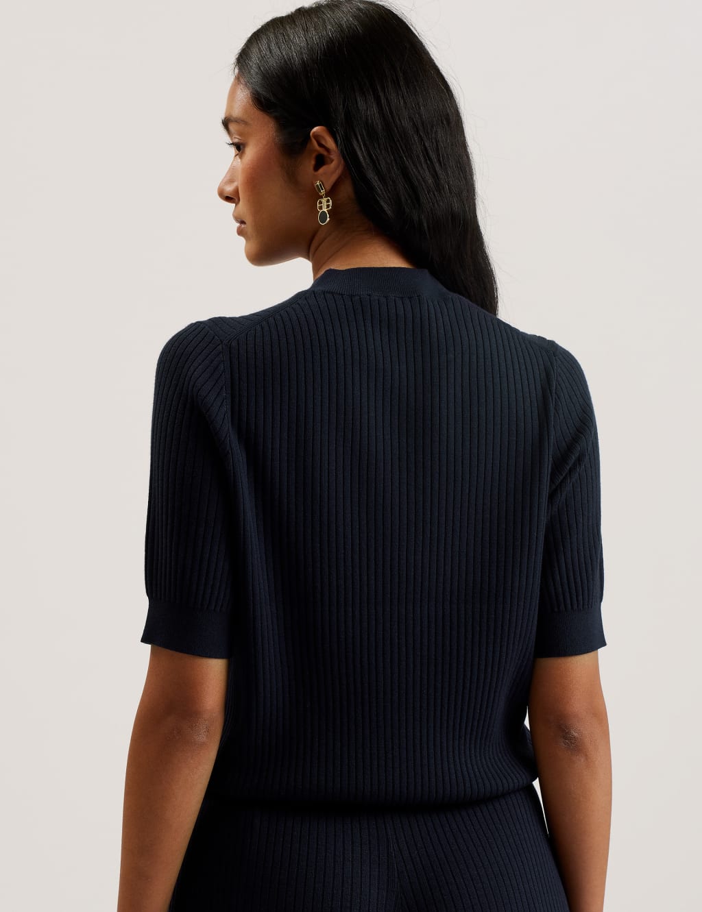 Ellihaa Slim Fit knitted Top 3 of 3