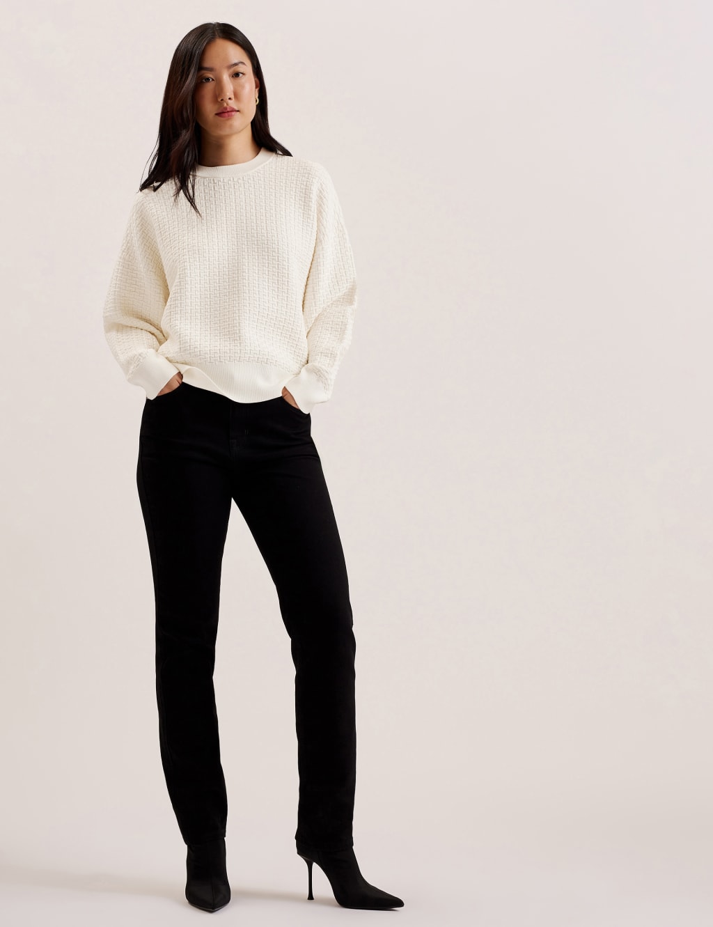 Jacquard Textured Jumper 2 of 3