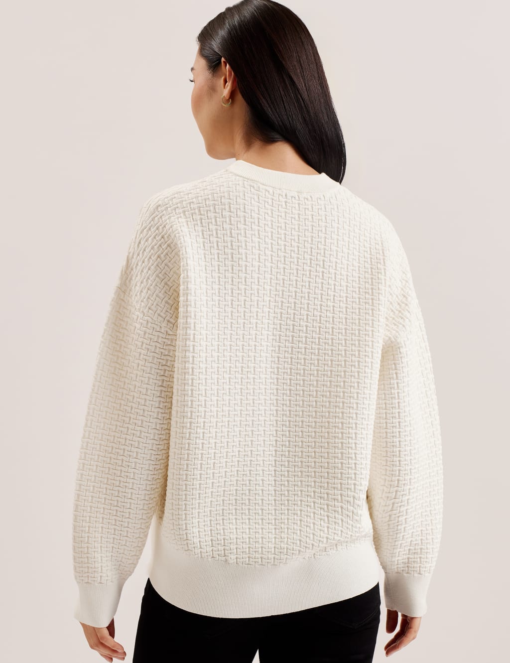 Jacquard Textured Jumper 3 of 3