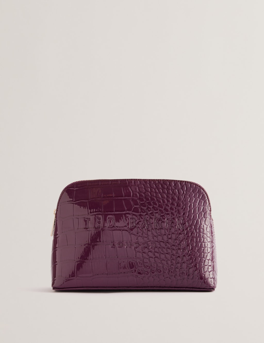 Faux Leather Croc Effect Make Up Bag Ted Baker M S