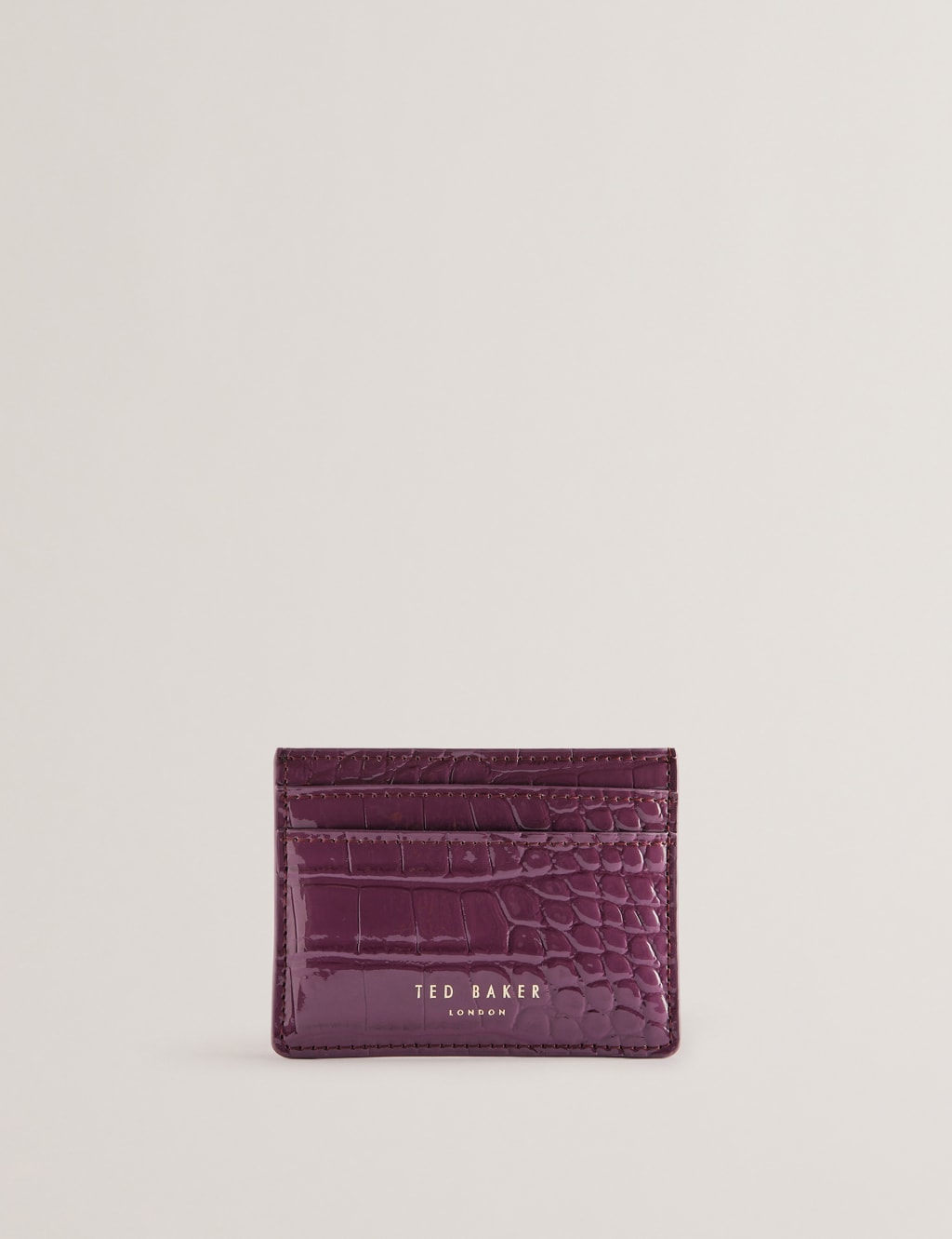 Coly Imitation Croc Card Holder