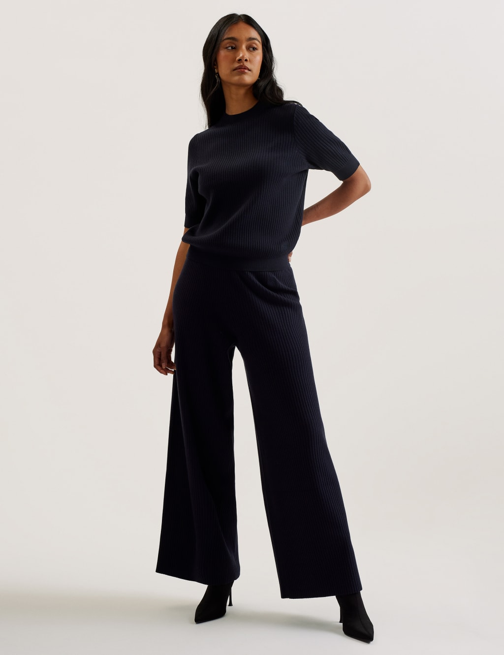 Ellenr Knitted Wide Leg Trouser Ted Baker M S