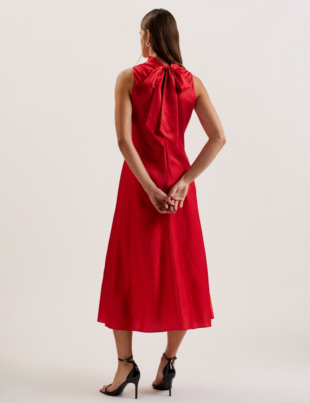 Floral Cowl Neck Midi Slip Dress 3 of 3