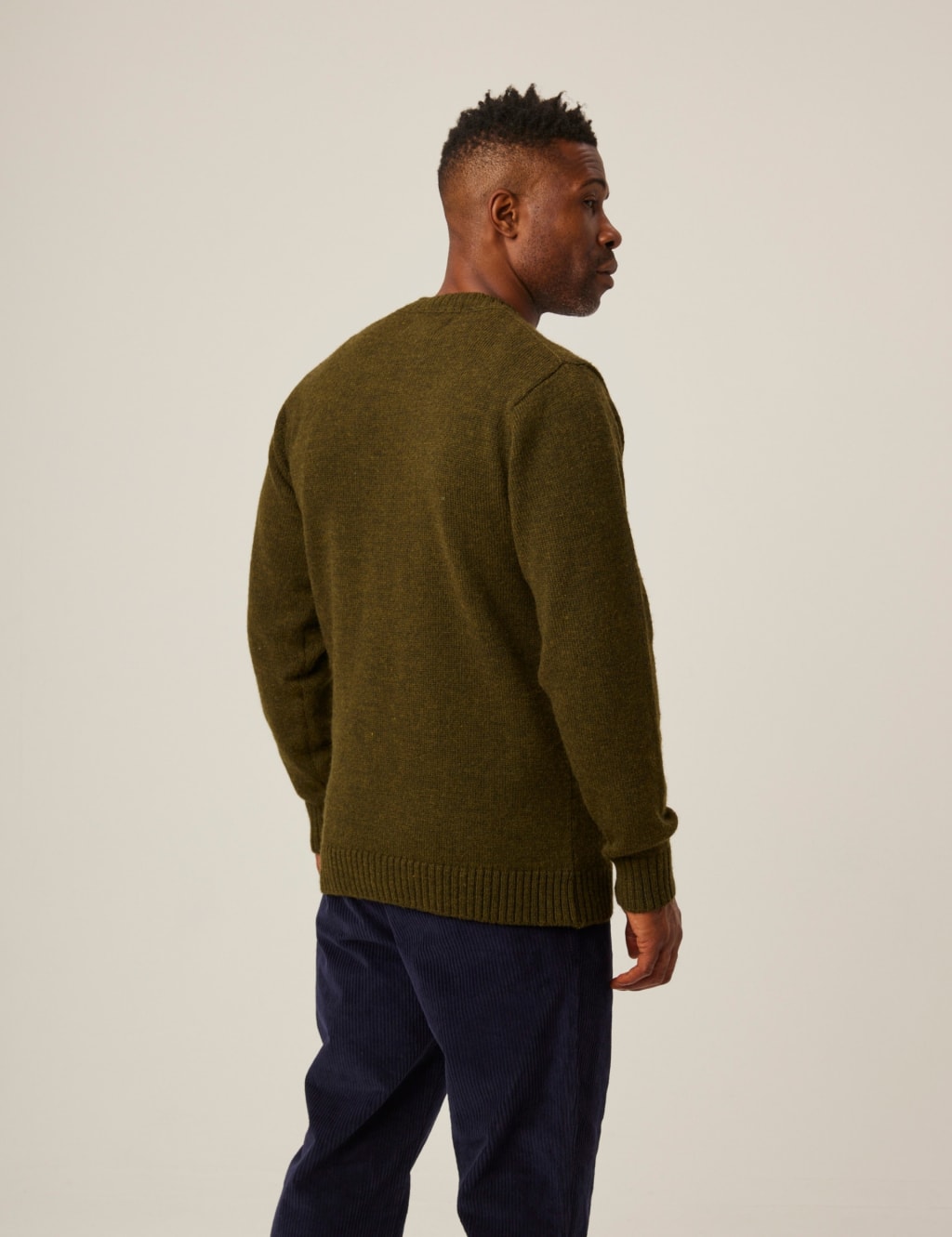 Pure Wool Crew Neck Jumper 5 of 6