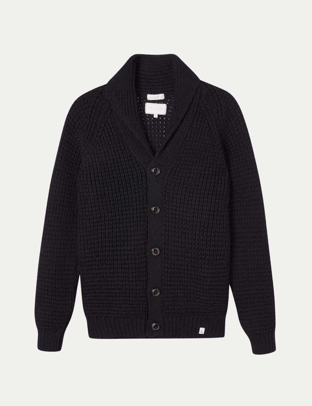 Waffle Shawl Cardigan 2 of 6