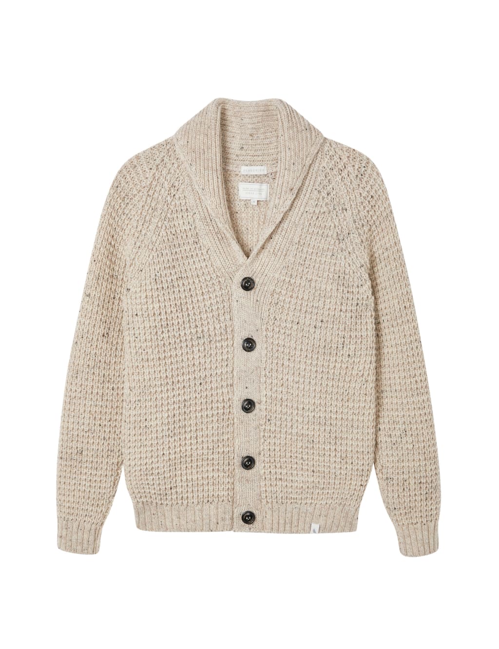 Waffle Shawl Cardigan 2 of 6