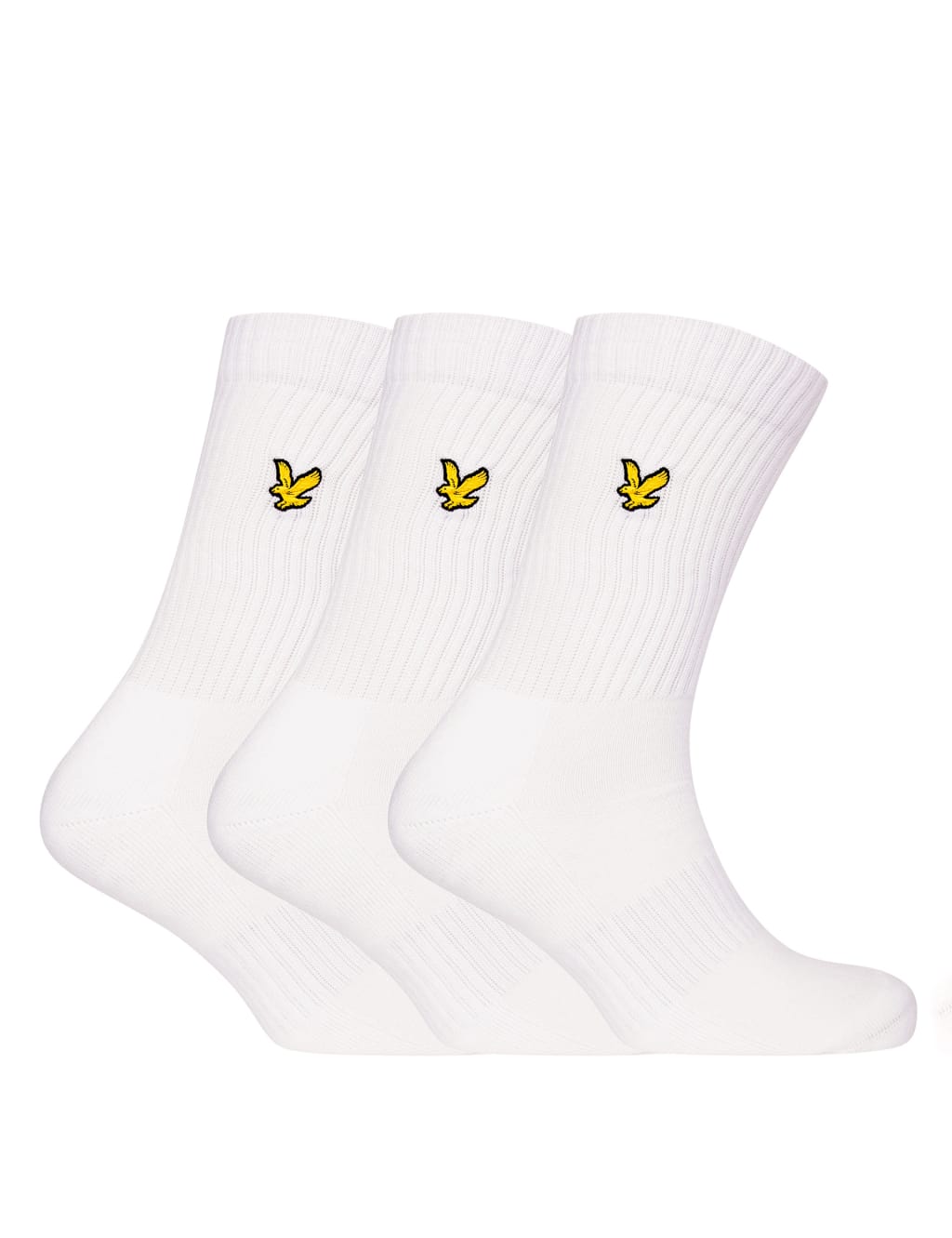 3pk Cotton Rich Sports Socks 1 of 2