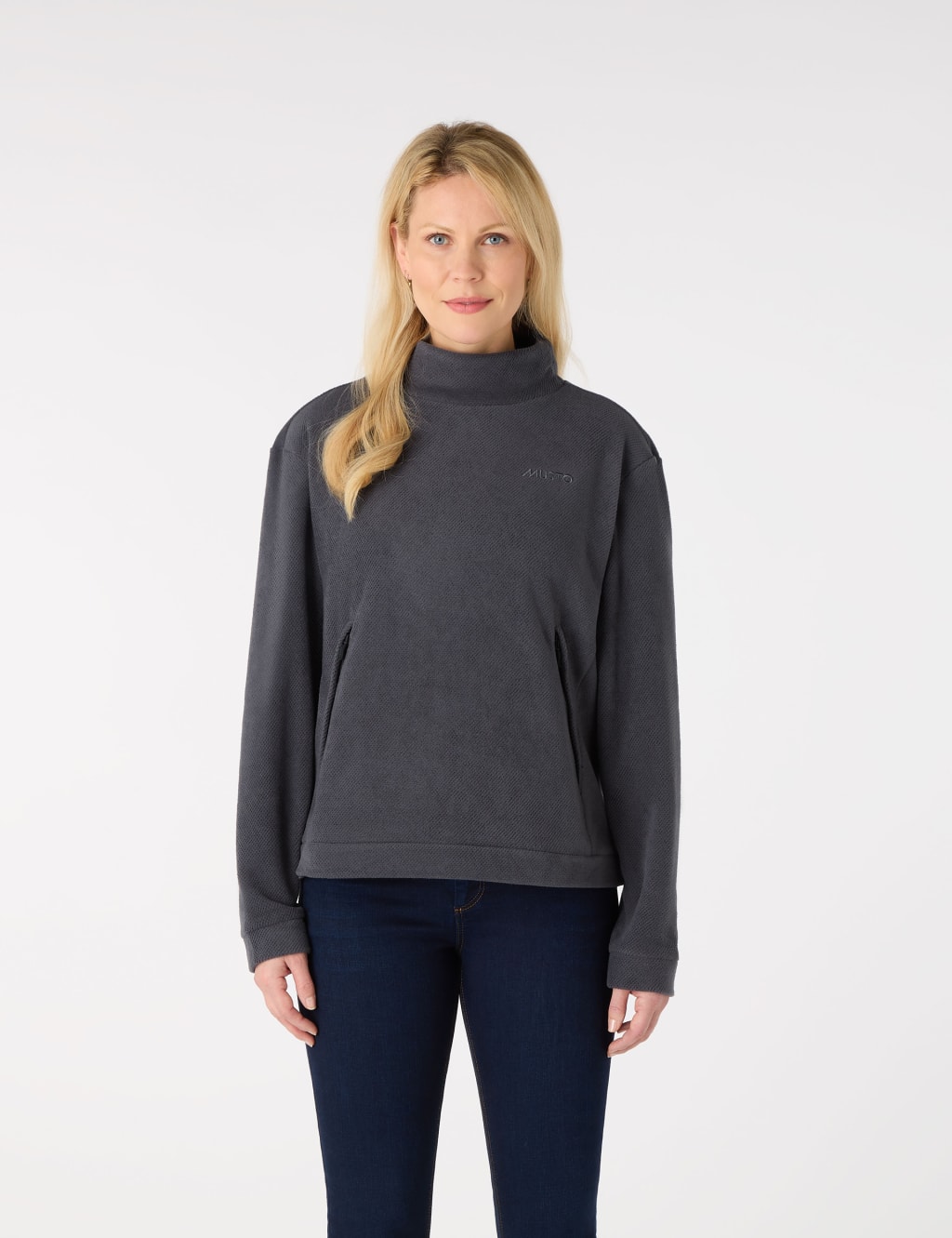 Fleece polo neck jumpers on sale