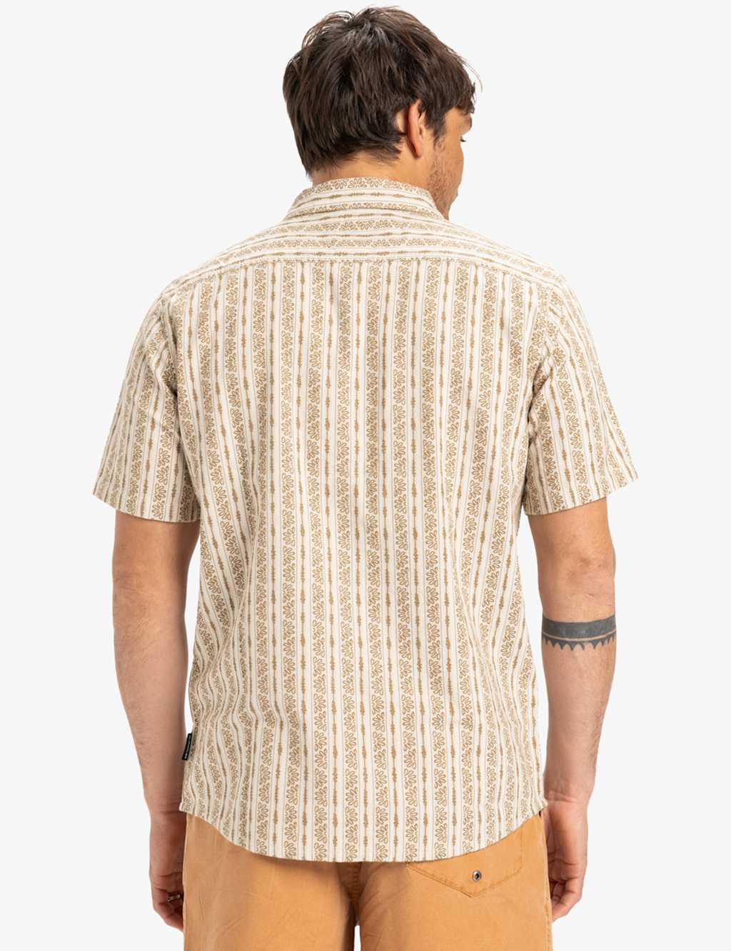Pure Cotton Floral Striped Shirt 5 of 11