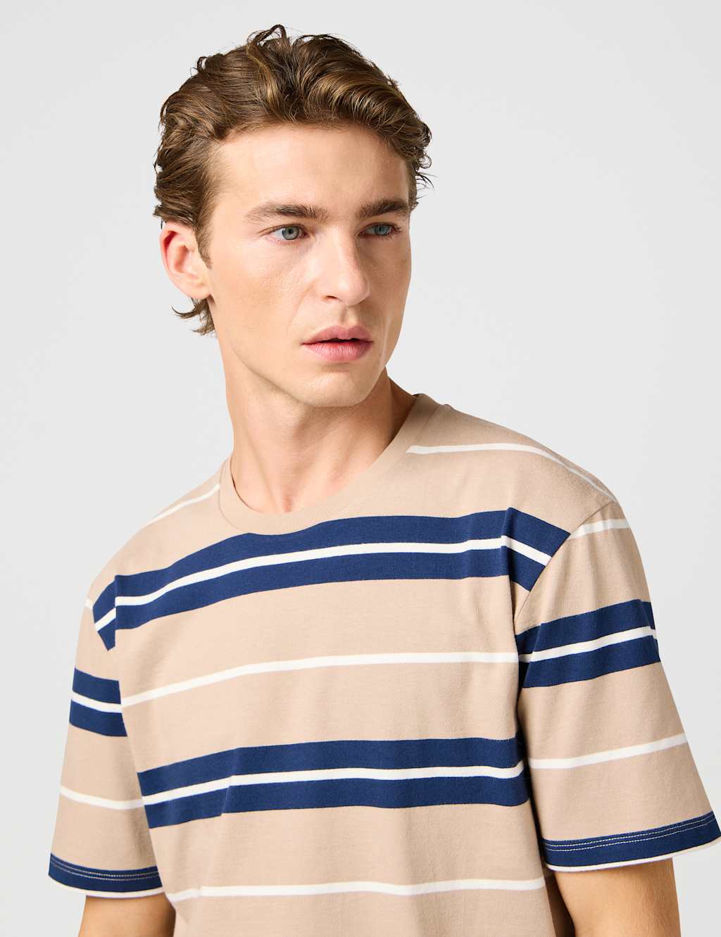 Pure Cotton Striped T-Shirt 8 of 9