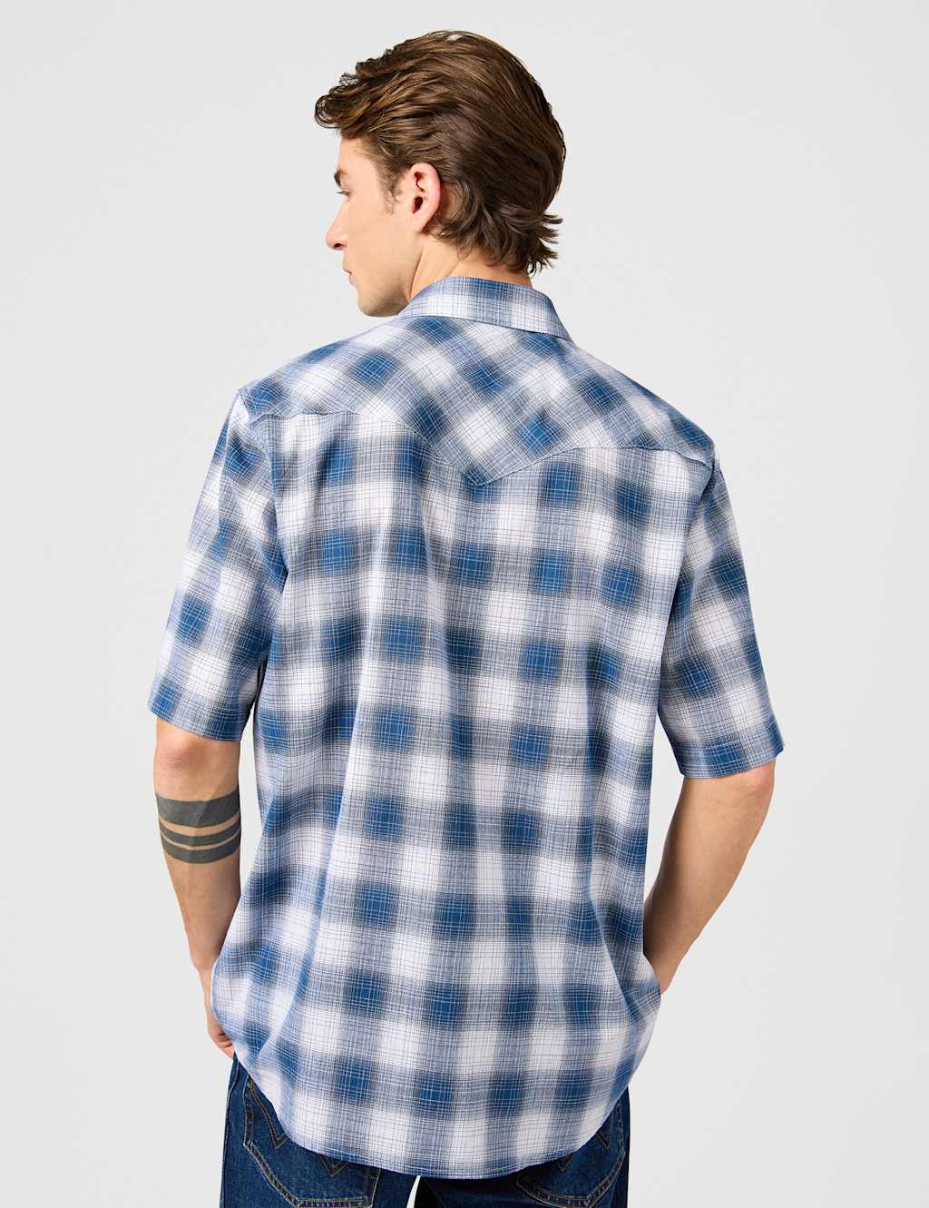 Western Cotton Rich Check Shirt 4 of 9