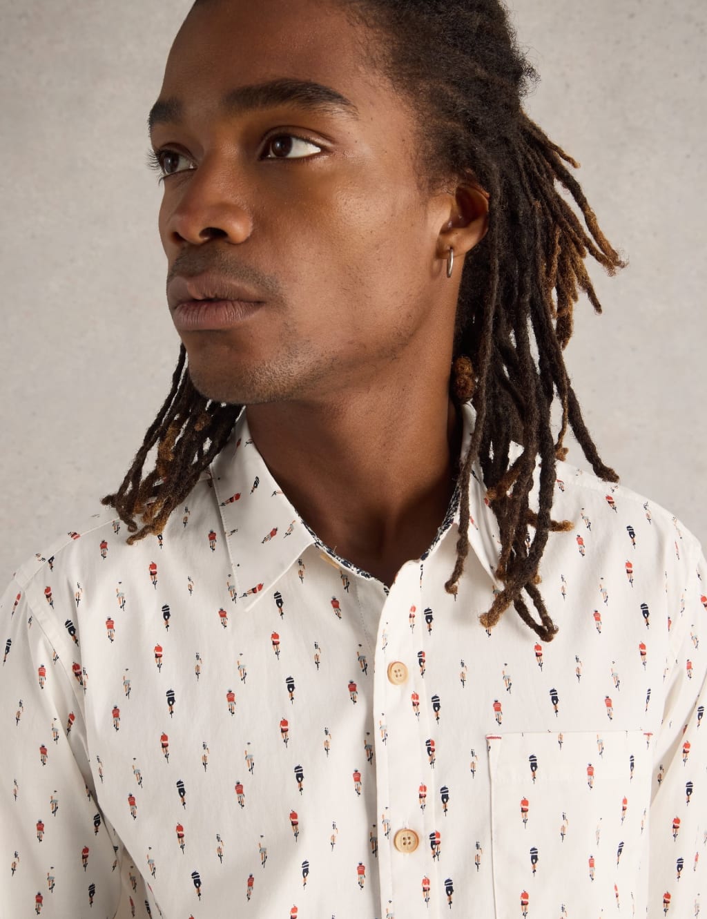 Cotton Rich Print Shirt 5 of 6