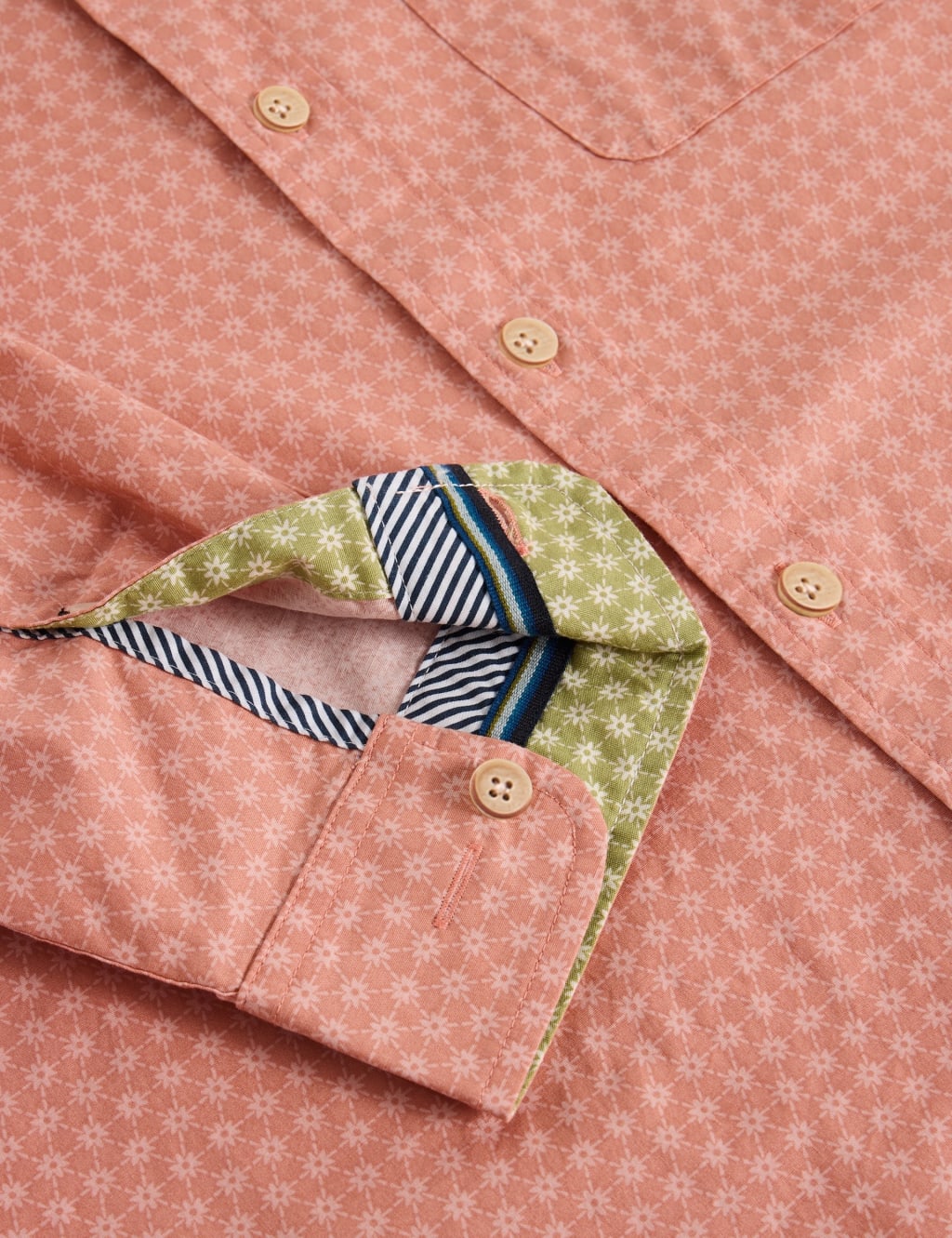 Slim Fit Cotton Rich Floral Shirt 6 of 6
