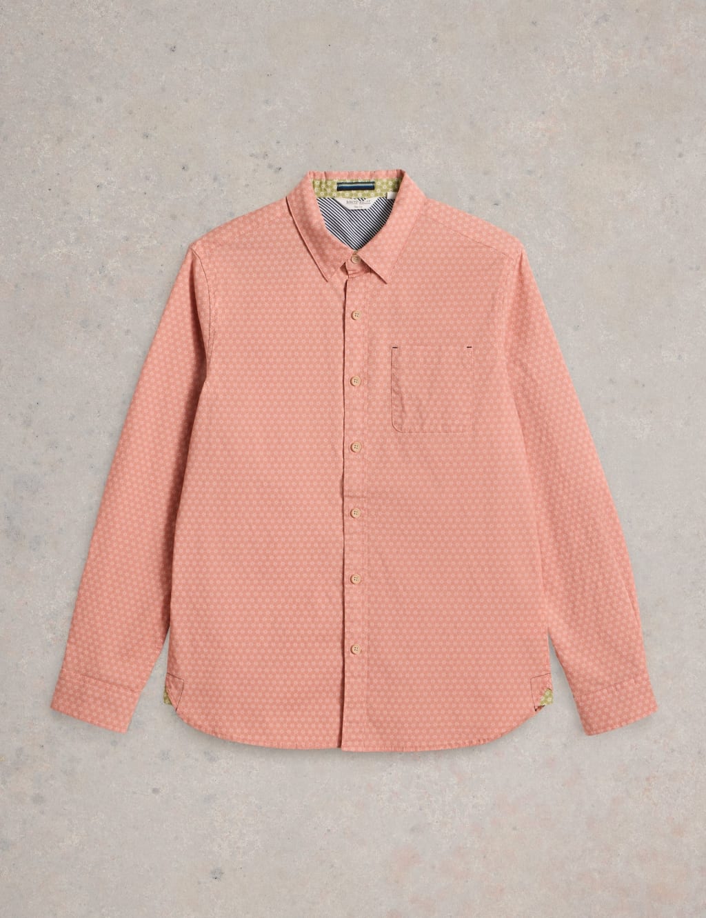 Slim Fit Cotton Rich Floral Shirt 2 of 6